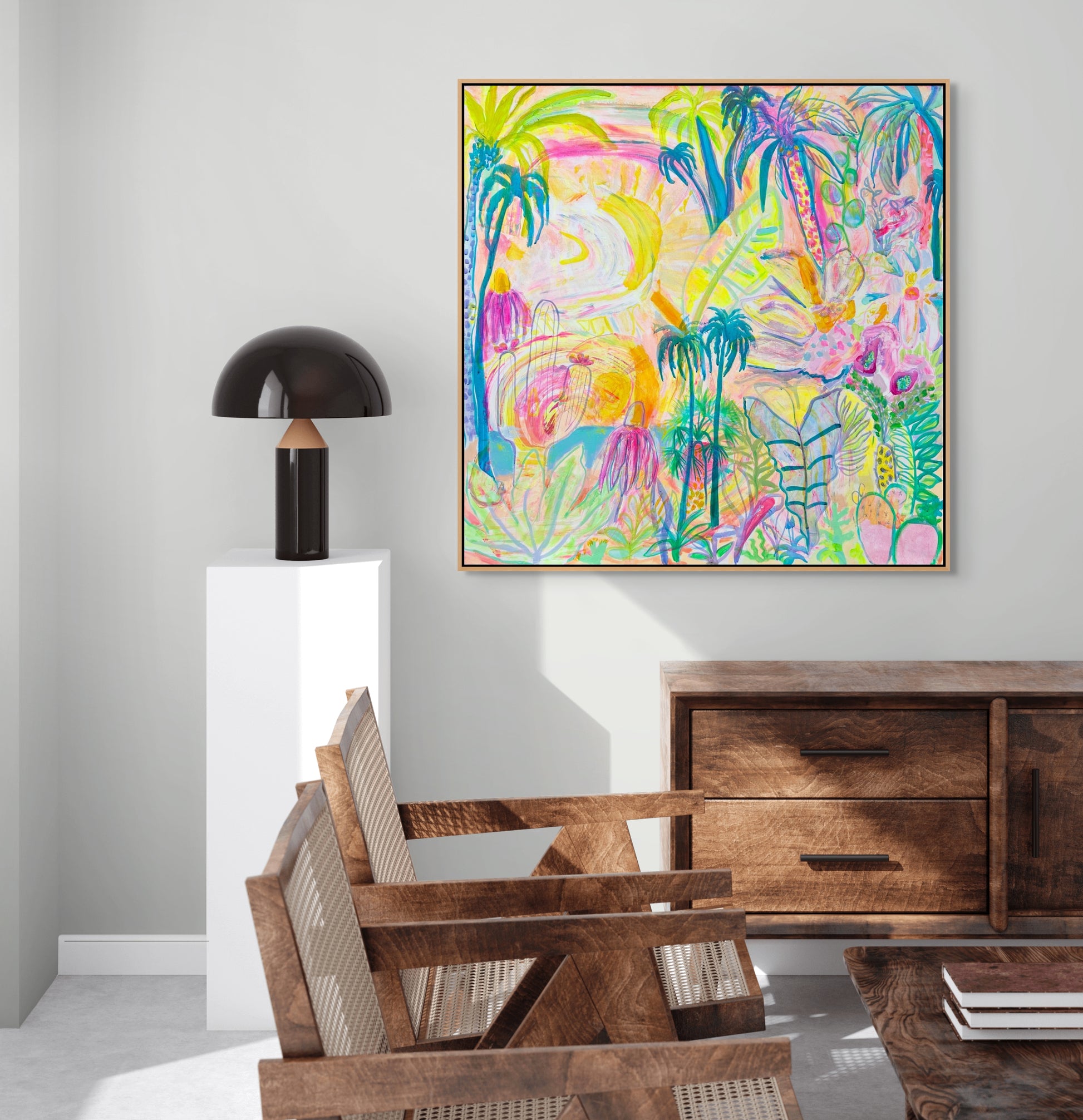 'Summer On My Mind' 112cm x 112cm - Kathryn Sillince Artist