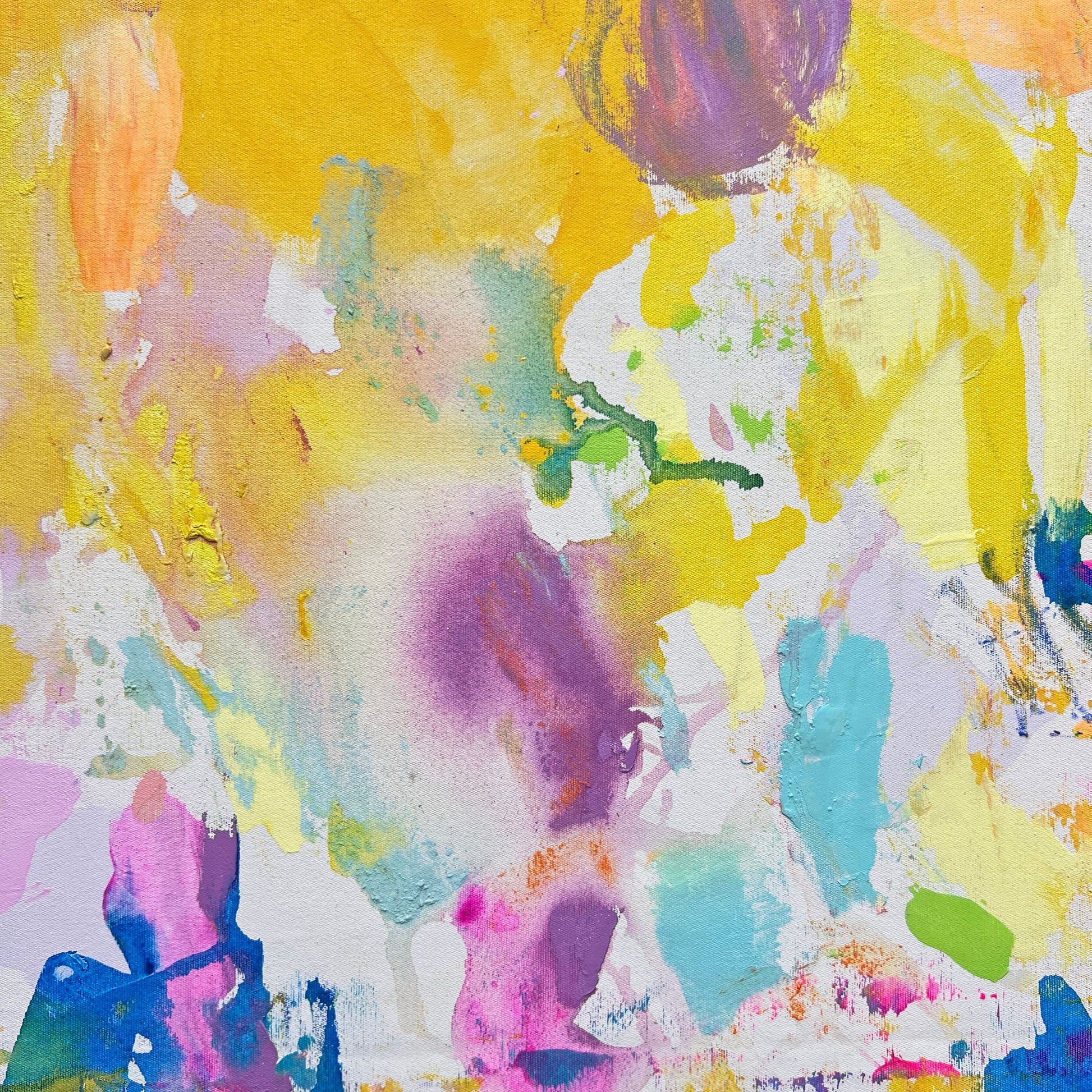 'Summers Here' 71.5cm x 71.5cm - Kathryn Sillince Artist