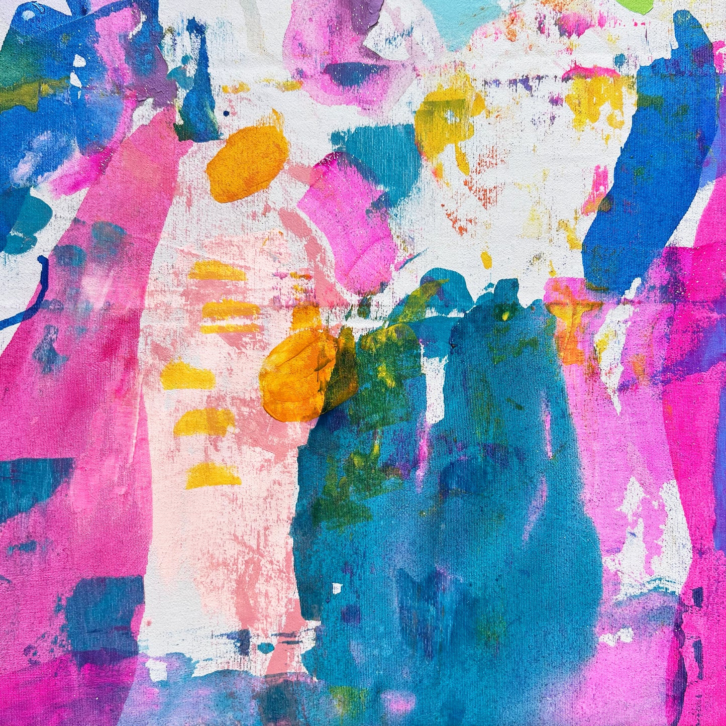 'Summers Here' 71.5cm x 71.5cm - Kathryn Sillince Artist