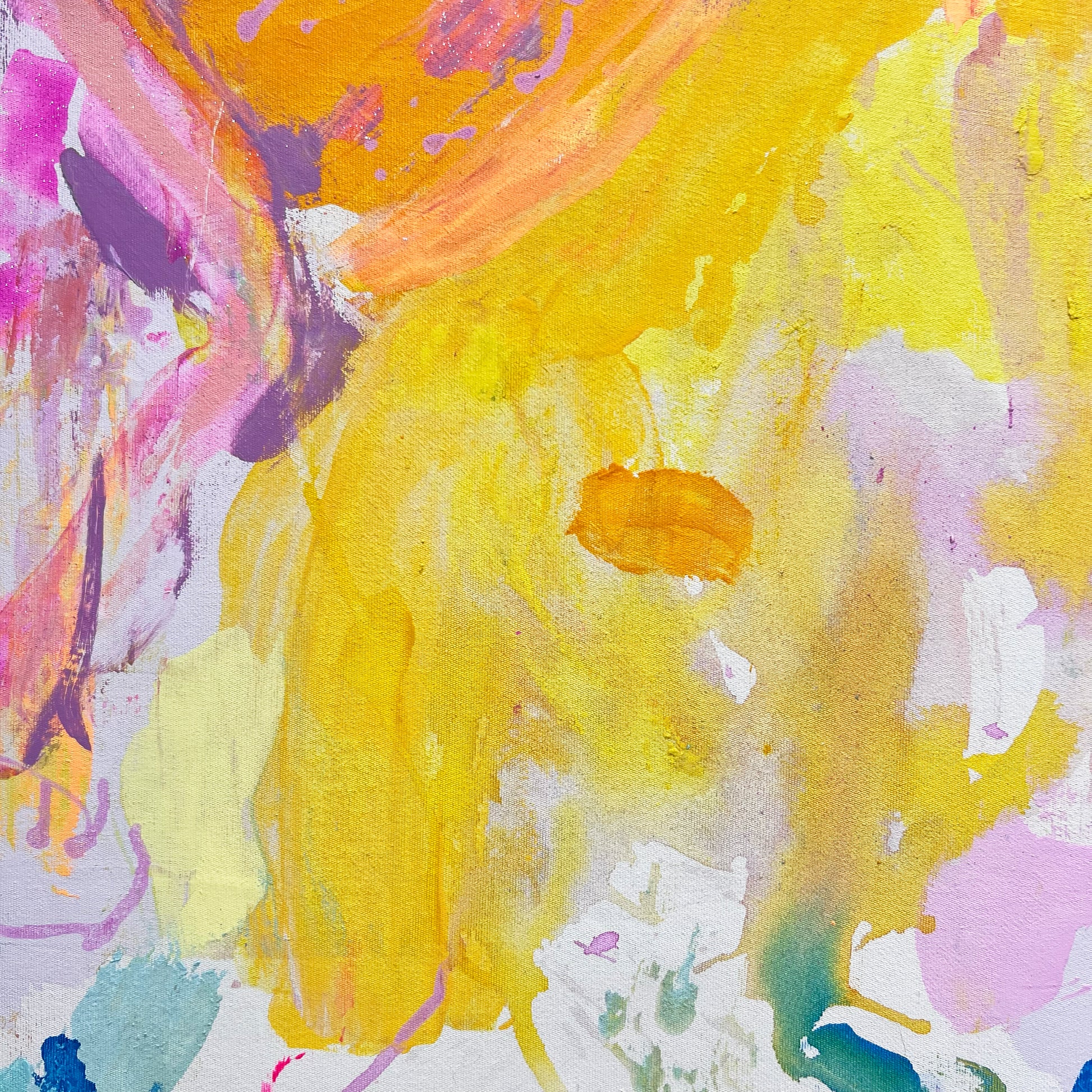 'Summers Here' 71.5cm x 71.5cm - Kathryn Sillince Artist