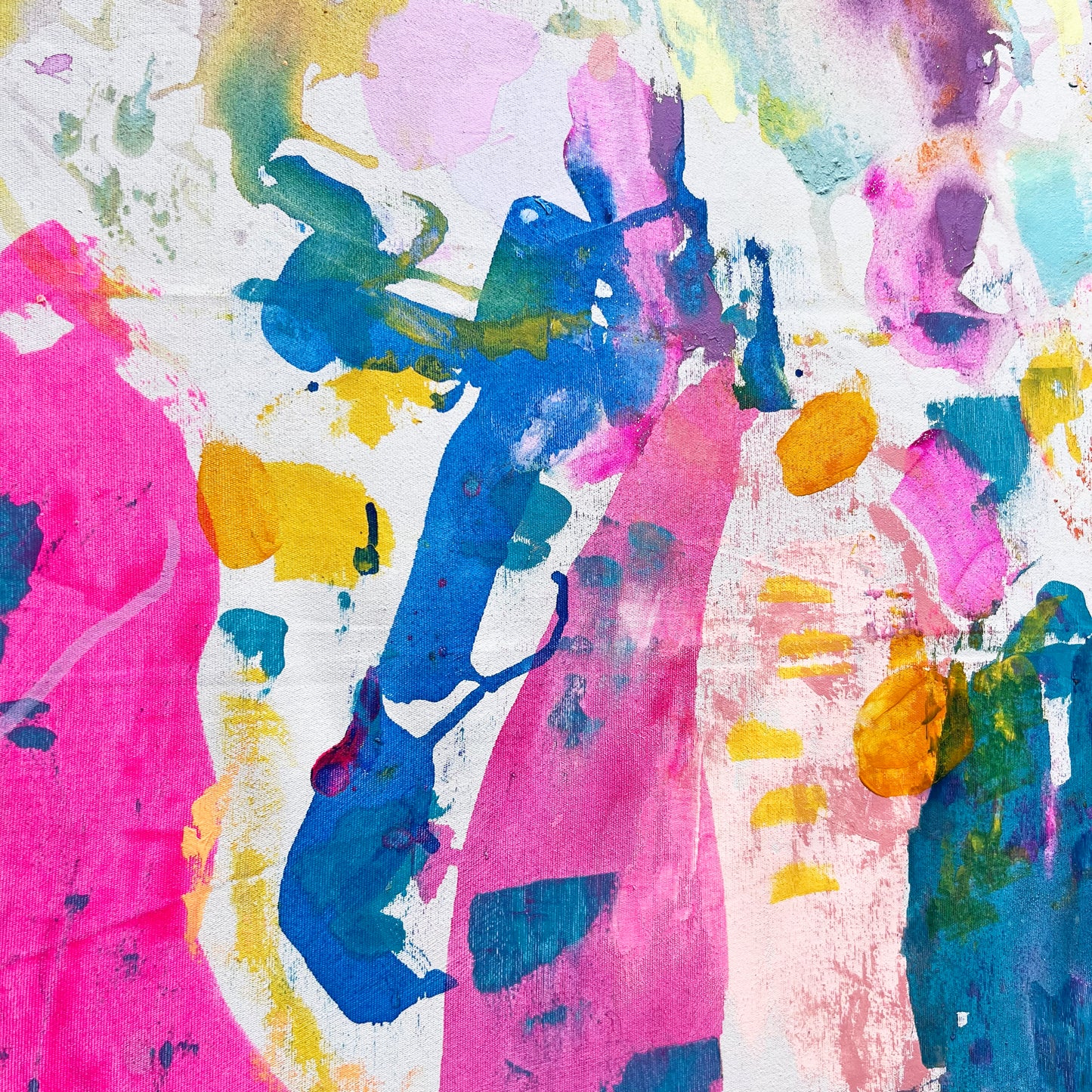 'Summers Here' 71.5cm x 71.5cm - Kathryn Sillince Artist