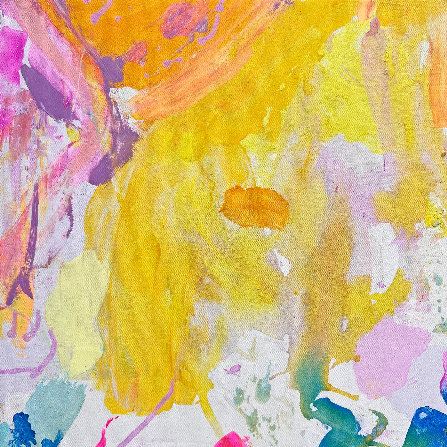 'Summers Here' 71.5cm x 71.5cm - Kathryn Sillince Artist