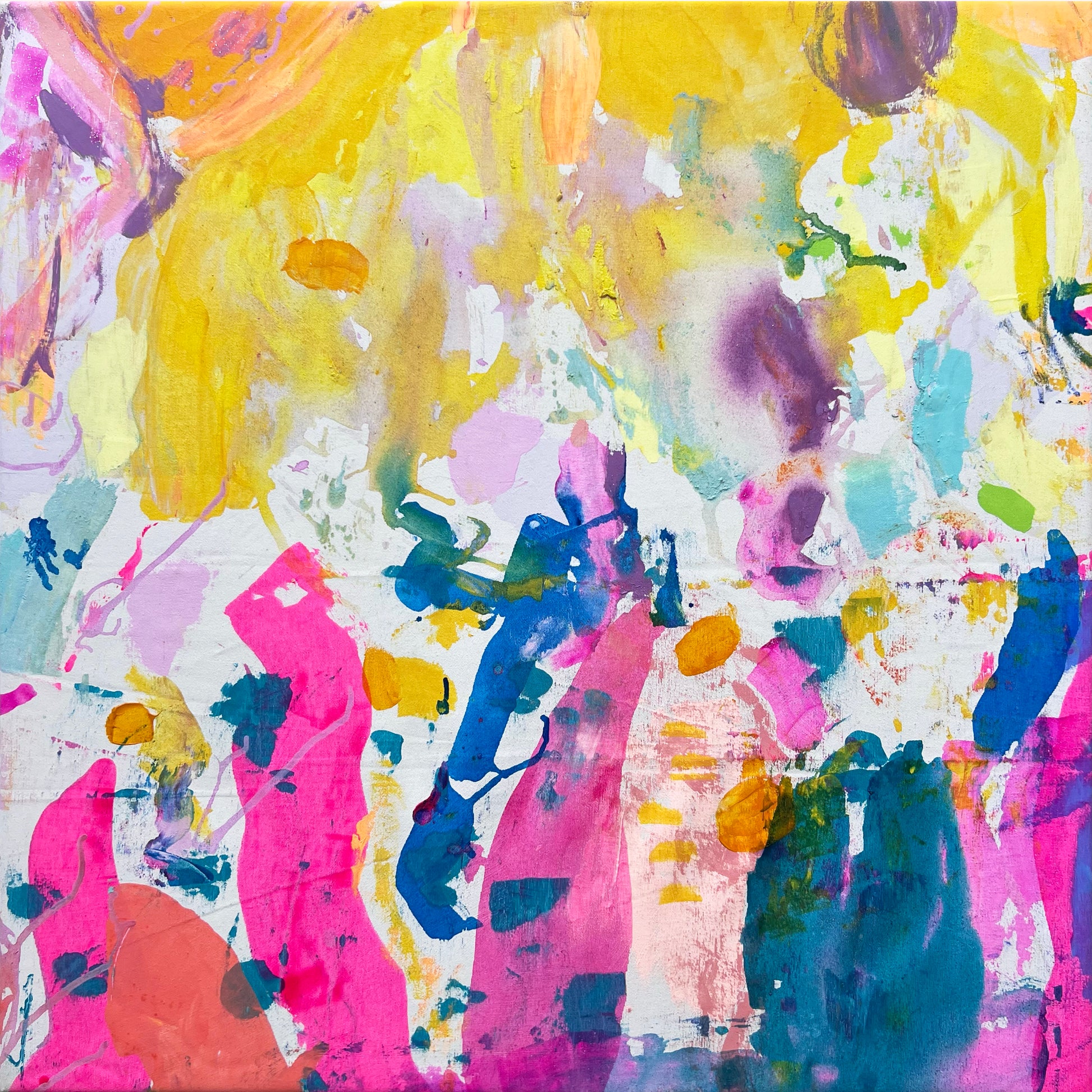 'Summers Here' 71.5cm x 71.5cm - Kathryn Sillince Artist