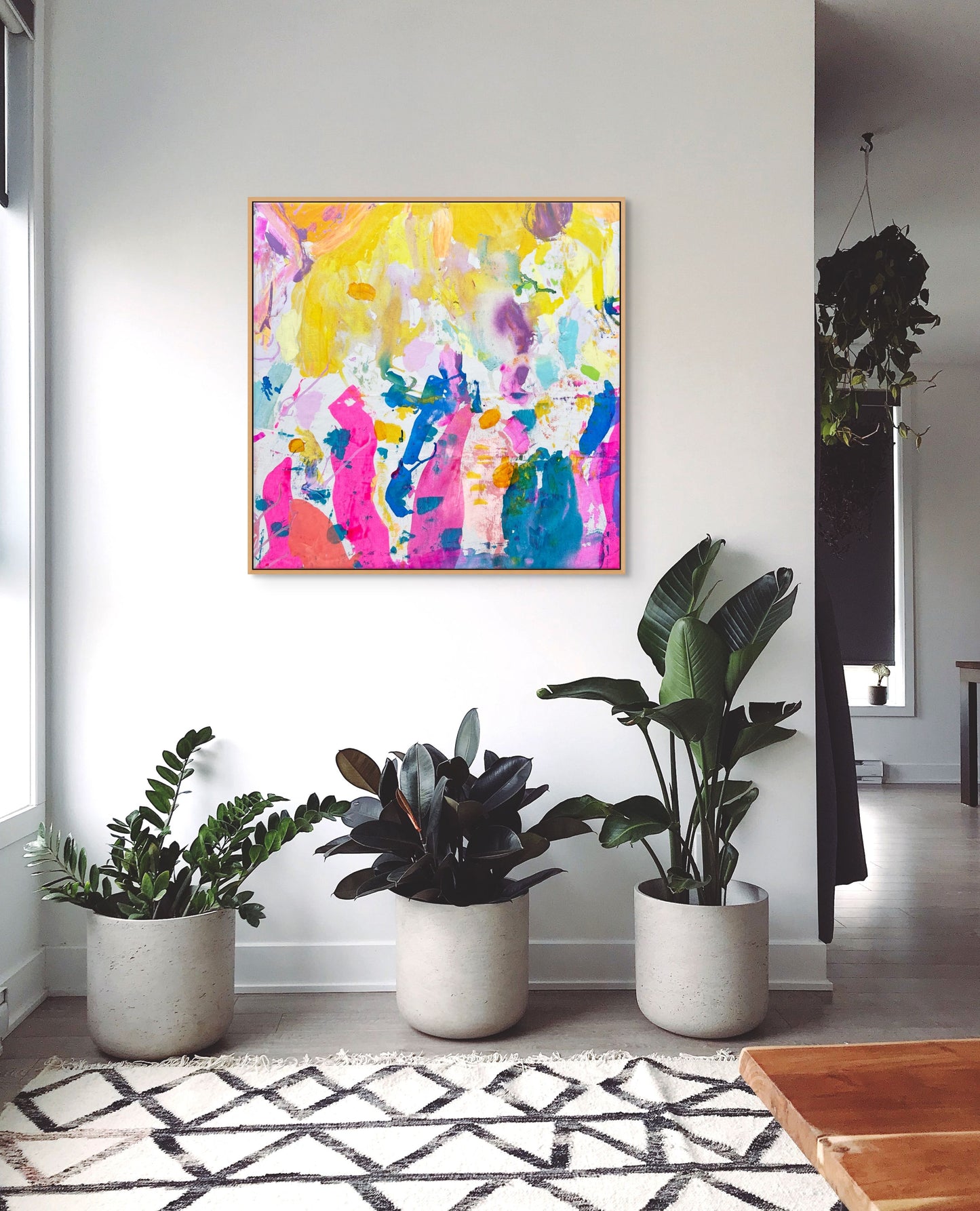 'Summers Here' 71.5cm x 71.5cm - Kathryn Sillince Artist