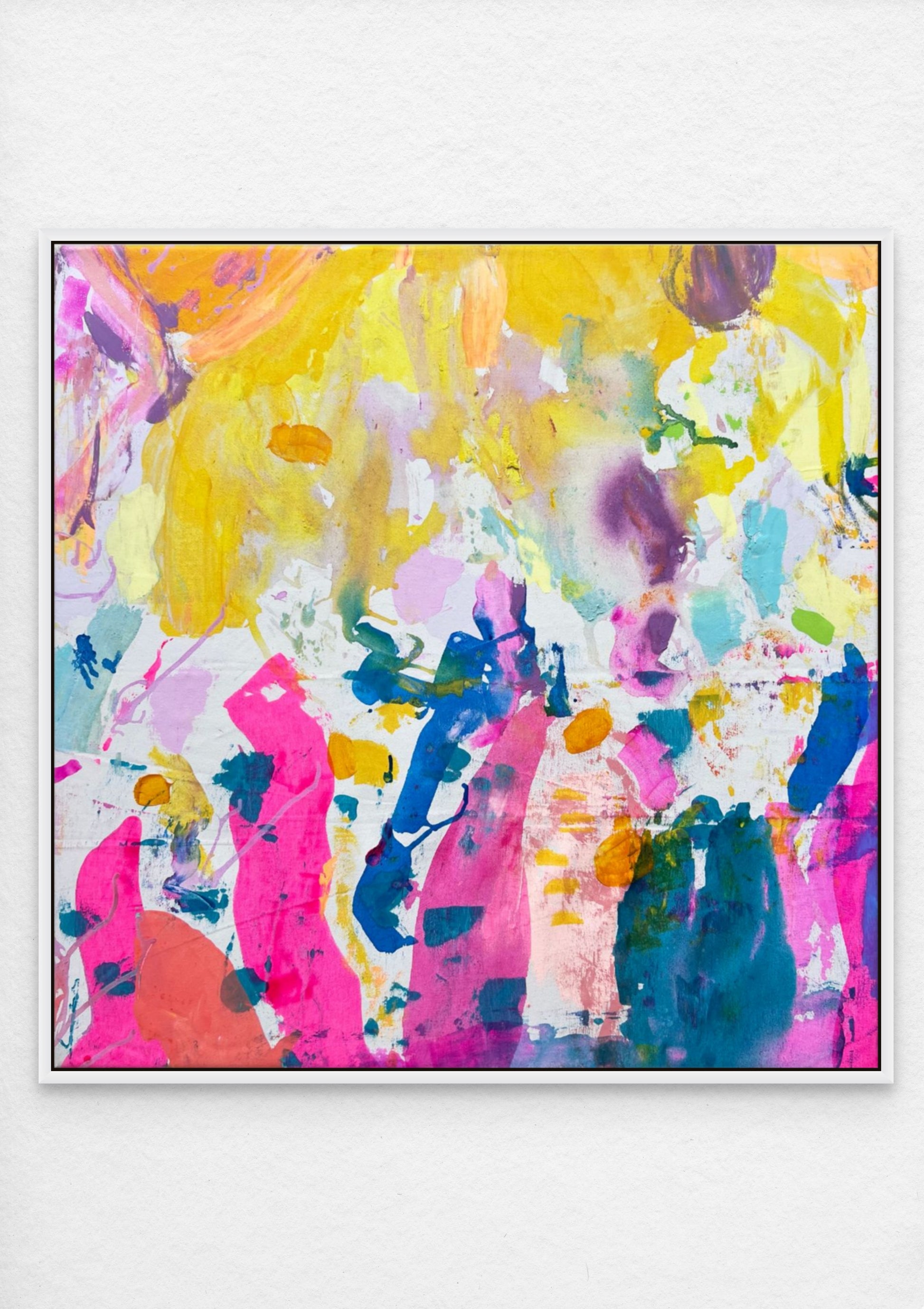 'Summers Here' 71.5cm x 71.5cm - Kathryn Sillince Artist