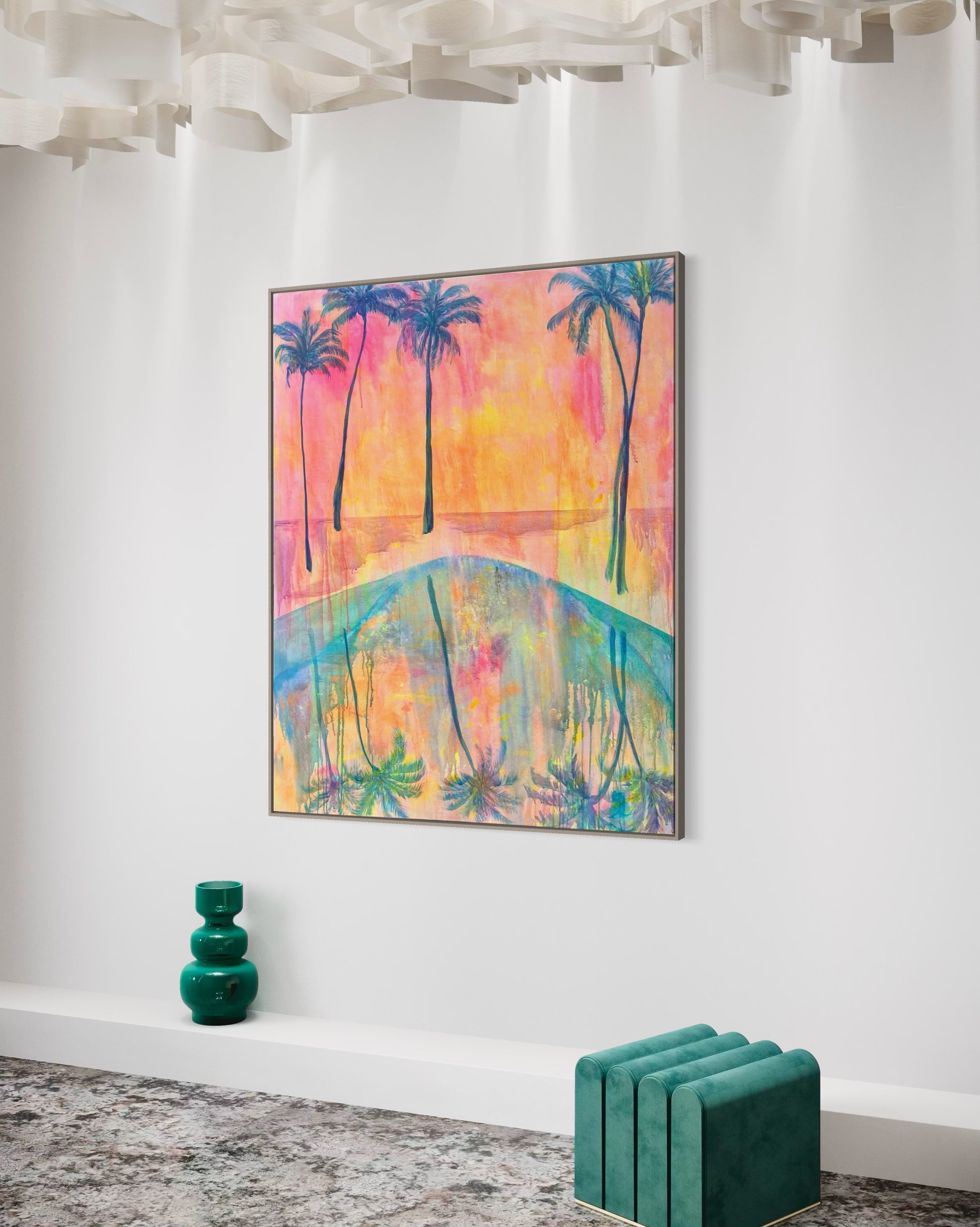 Swaying Into Sunset’ 122cm x 153cm - Kathryn Sillince Artist