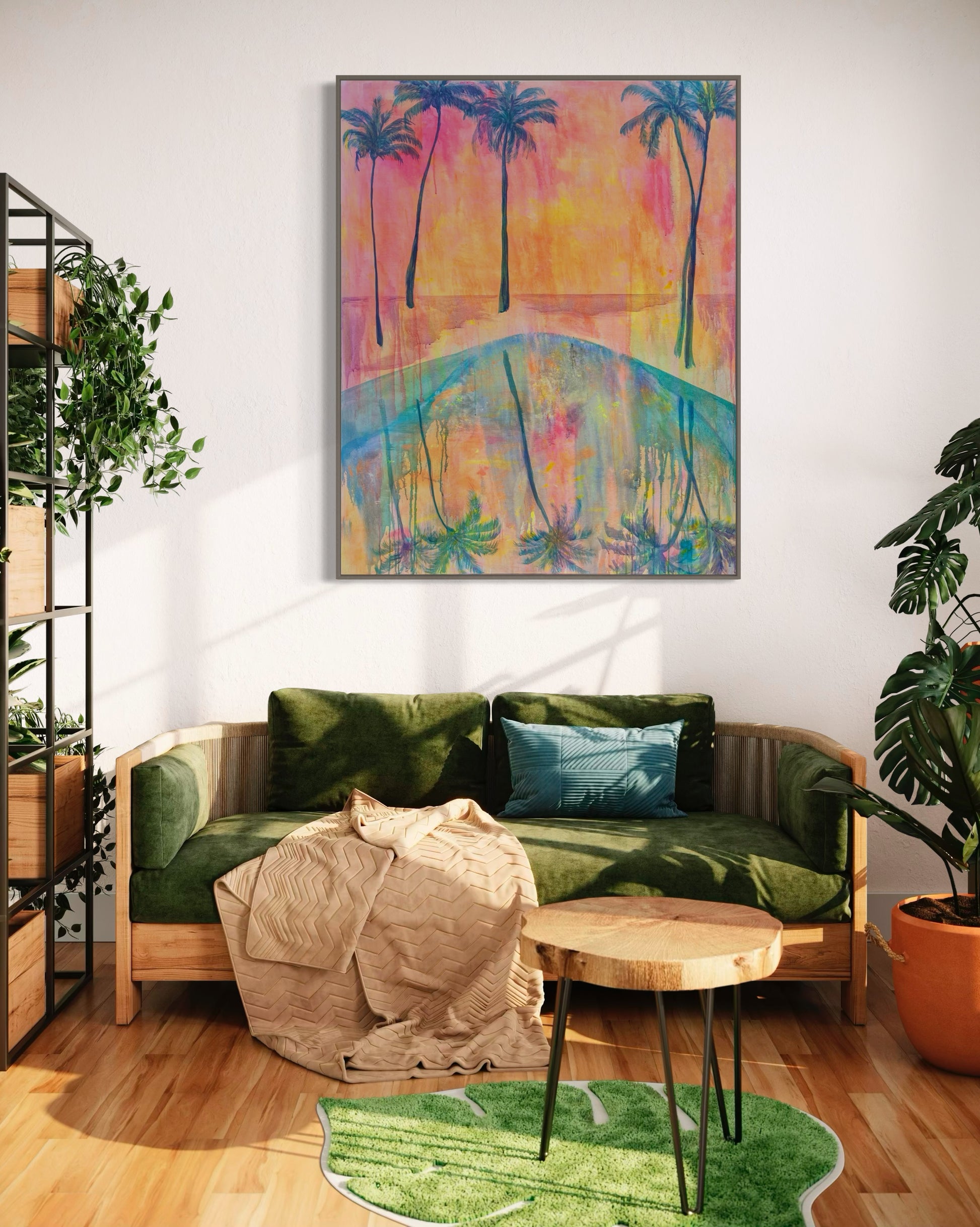 Swaying Into Sunset’ 122cm x 153cm - Kathryn Sillince Artist