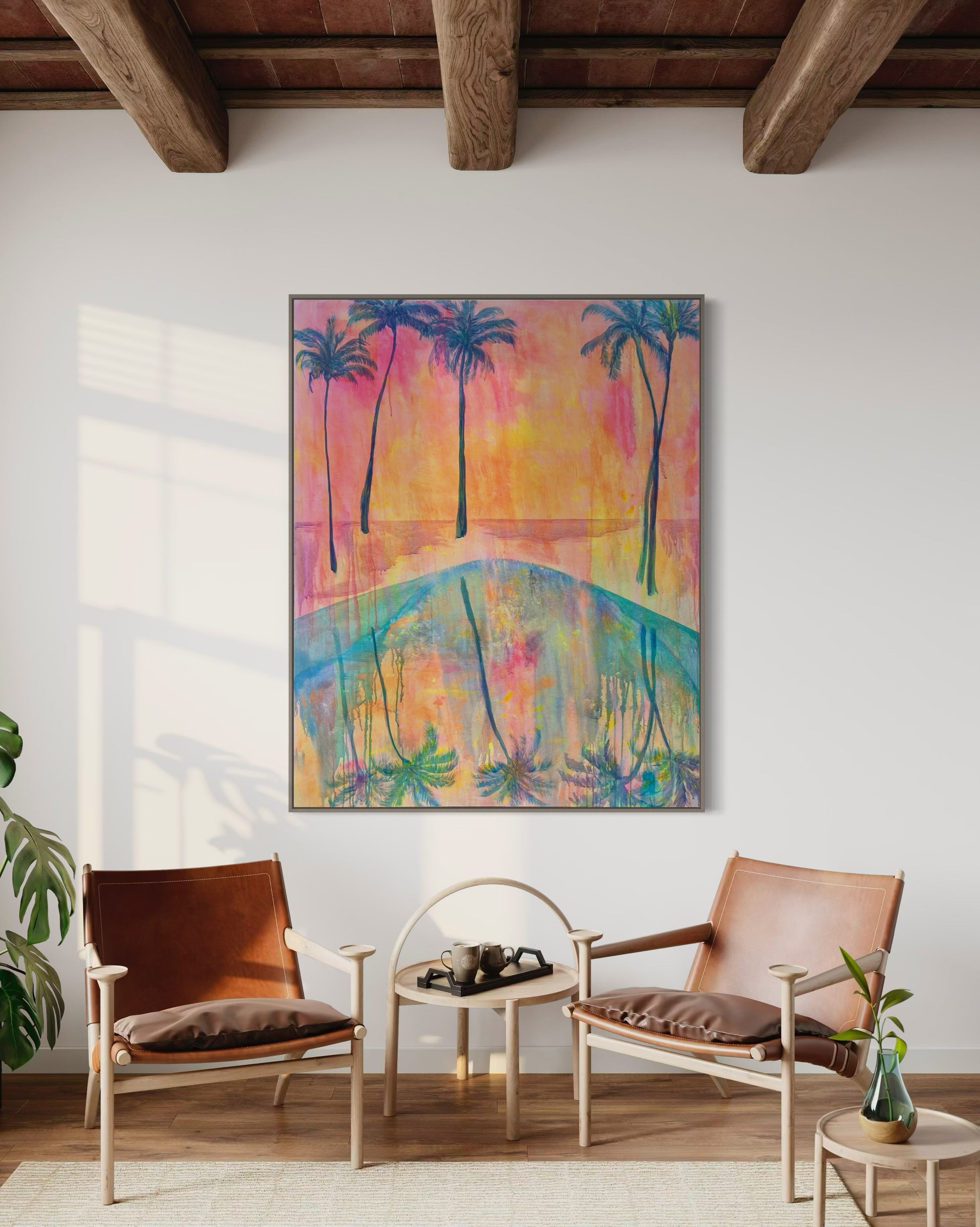 Swaying Into Sunset’ 122cm x 153cm - Kathryn Sillince Artist