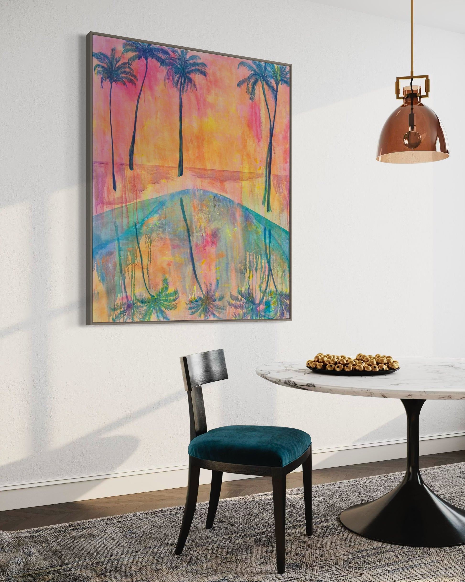 Swaying Into Sunset’ 122cm x 153cm - Kathryn Sillince Artist