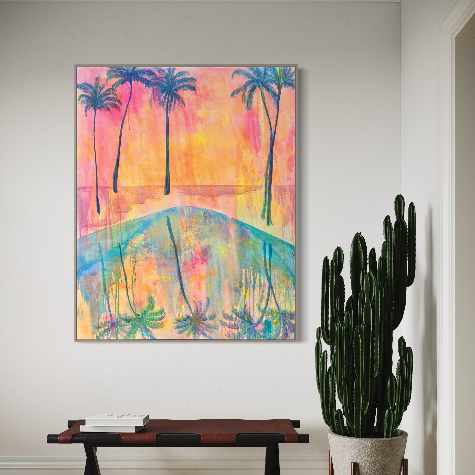 Swaying Into Sunset’ 122cm x 153cm - Kathryn Sillince Artist