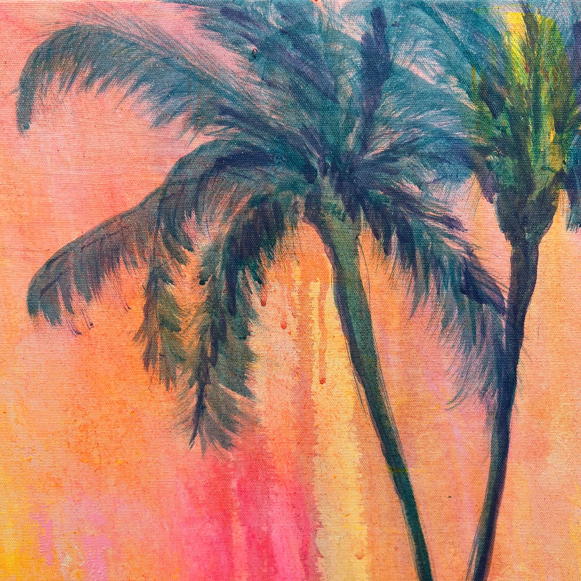 Swaying Into Sunset’ 122cm x 153cm - Kathryn Sillince Artist