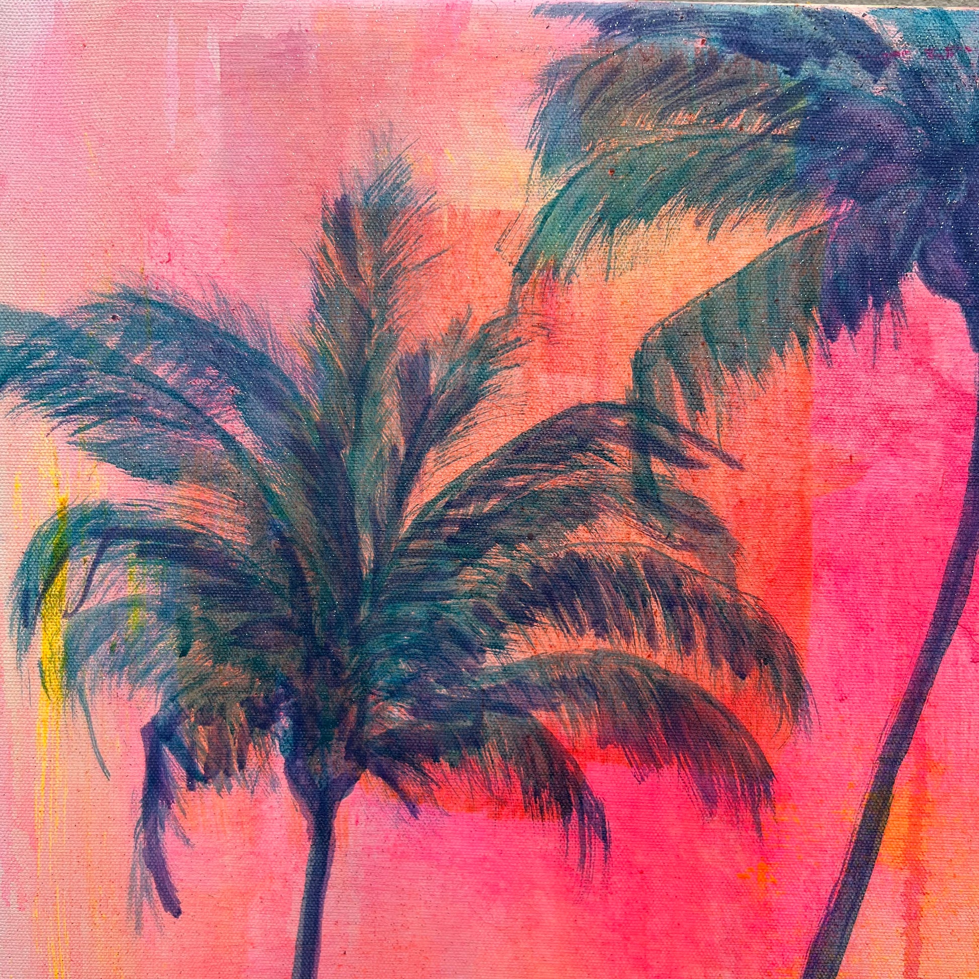 Swaying Into Sunset’ 122cm x 153cm - Kathryn Sillince Artist