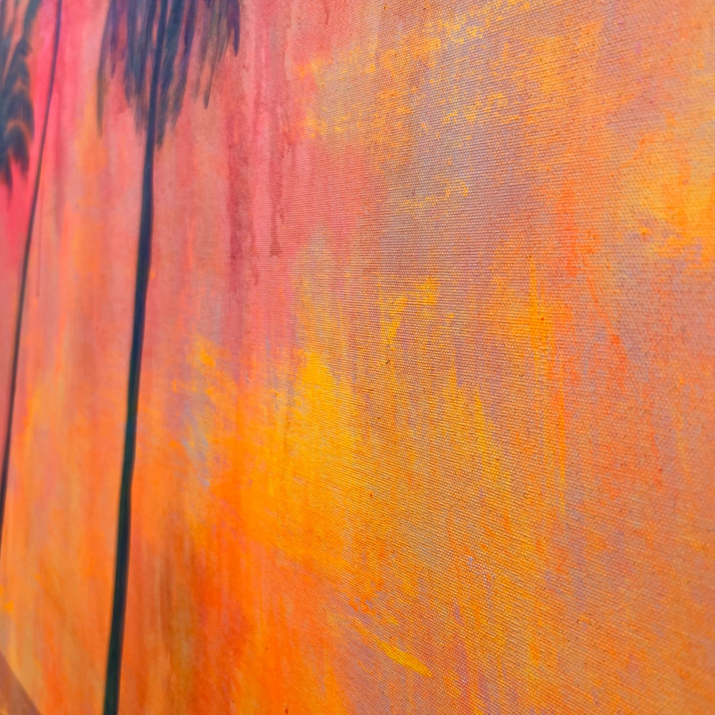 Swaying Into Sunset’ 122cm x 153cm - Kathryn Sillince Artist