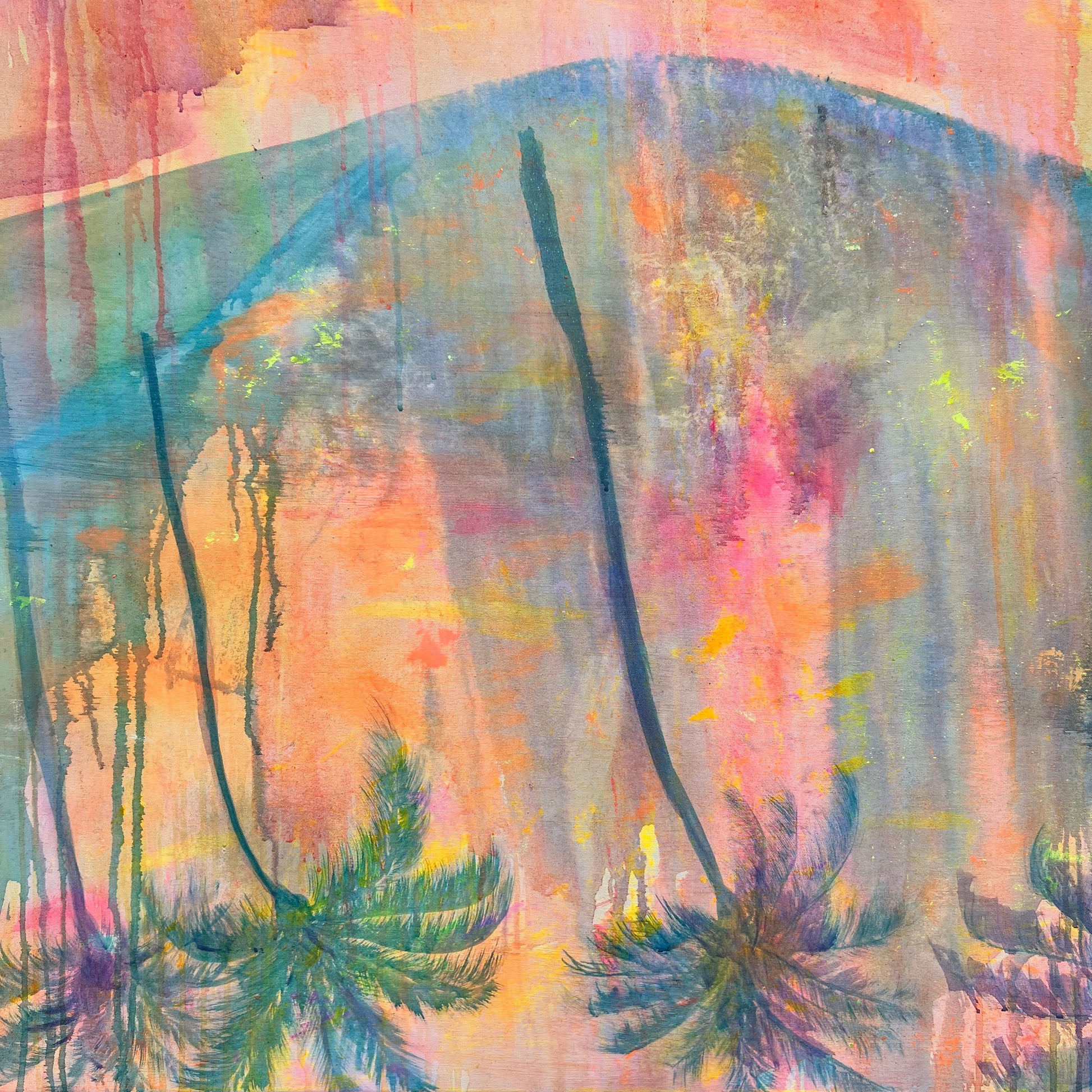 Swaying Into Sunset’ 122cm x 153cm - Kathryn Sillince Artist