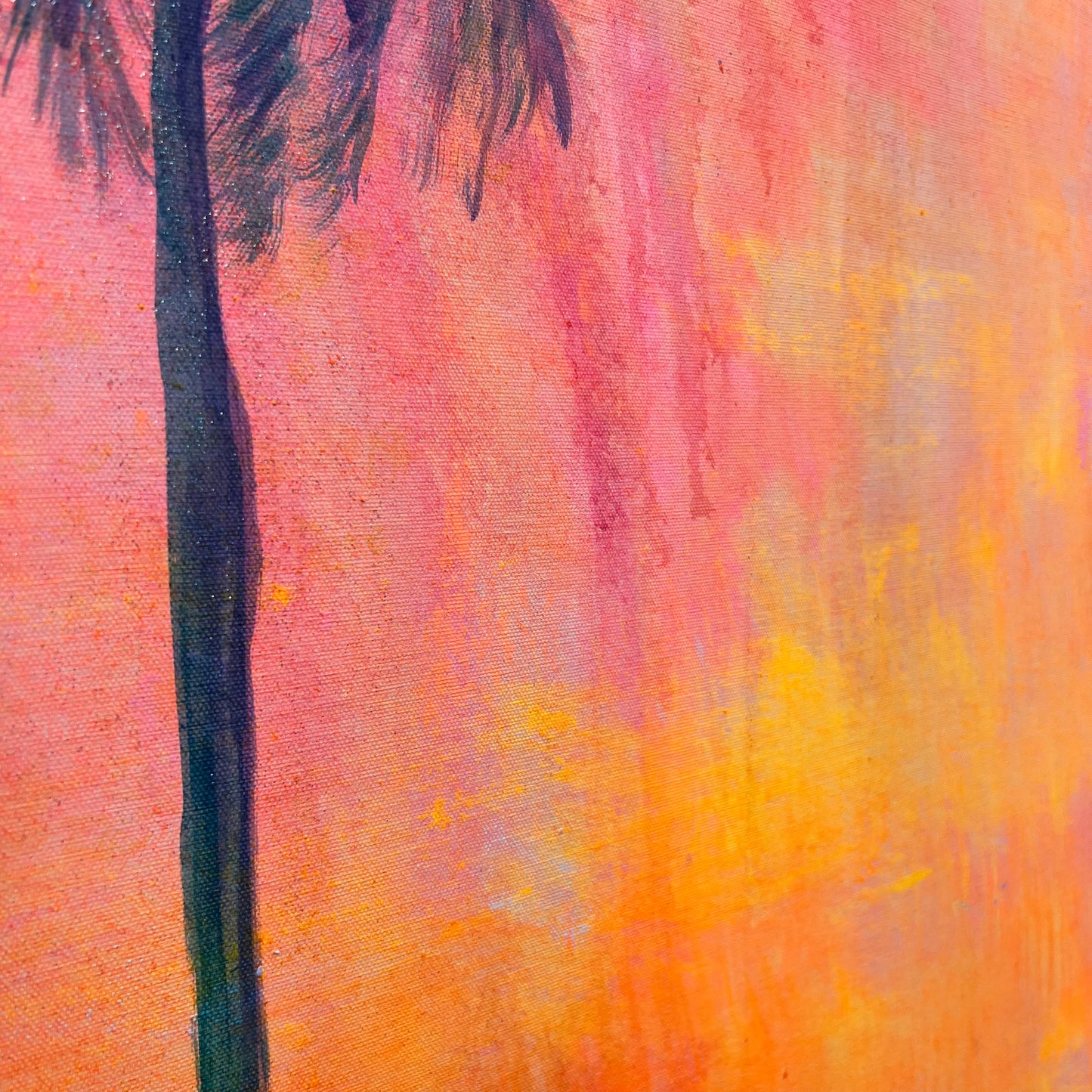 Swaying Into Sunset’ 122cm x 153cm - Kathryn Sillince Artist