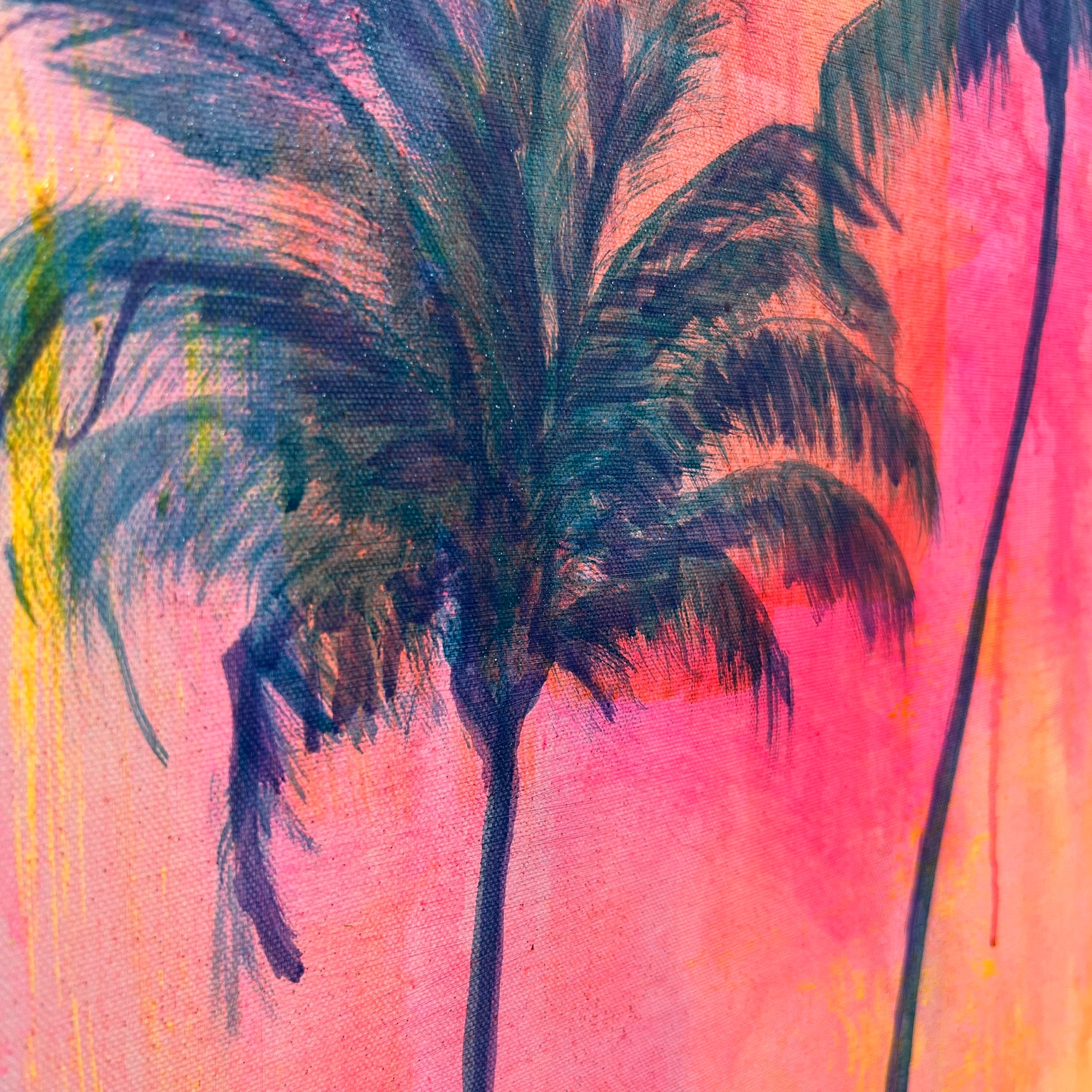 Swaying Into Sunset’ 122cm x 153cm - Kathryn Sillince Artist
