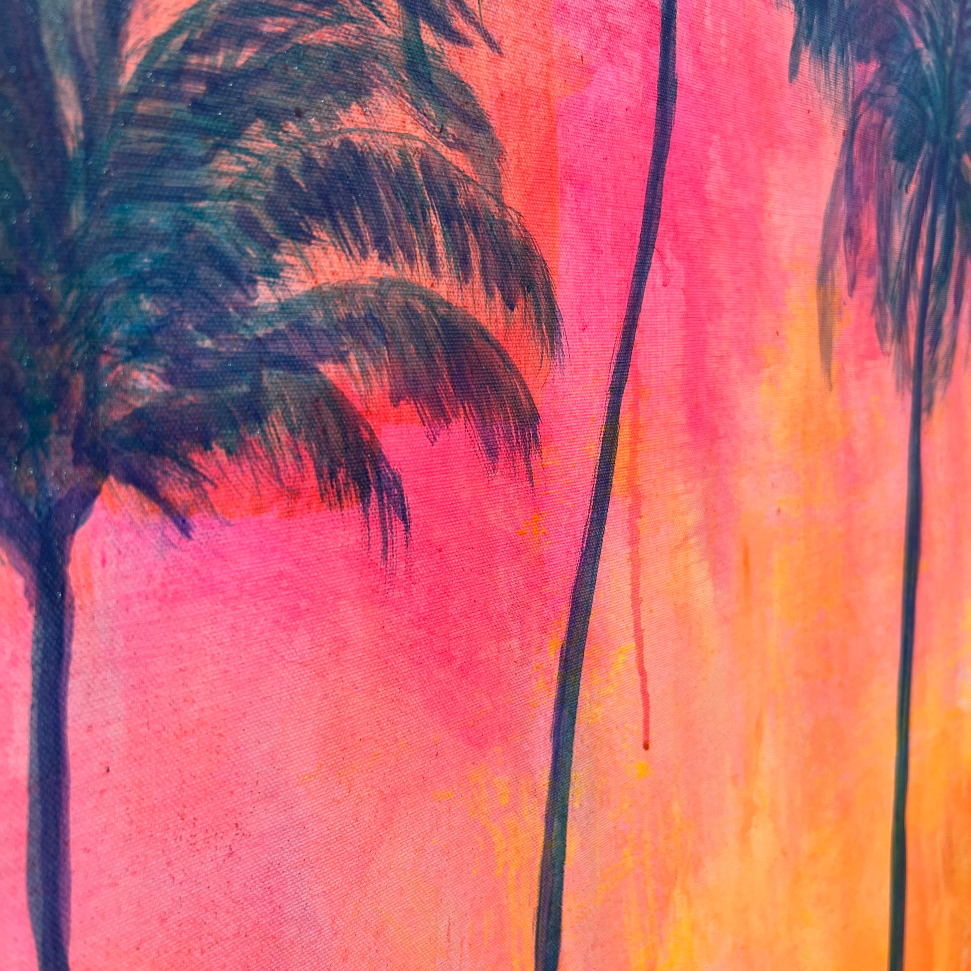Swaying Into Sunset’ 122cm x 153cm - Kathryn Sillince Artist