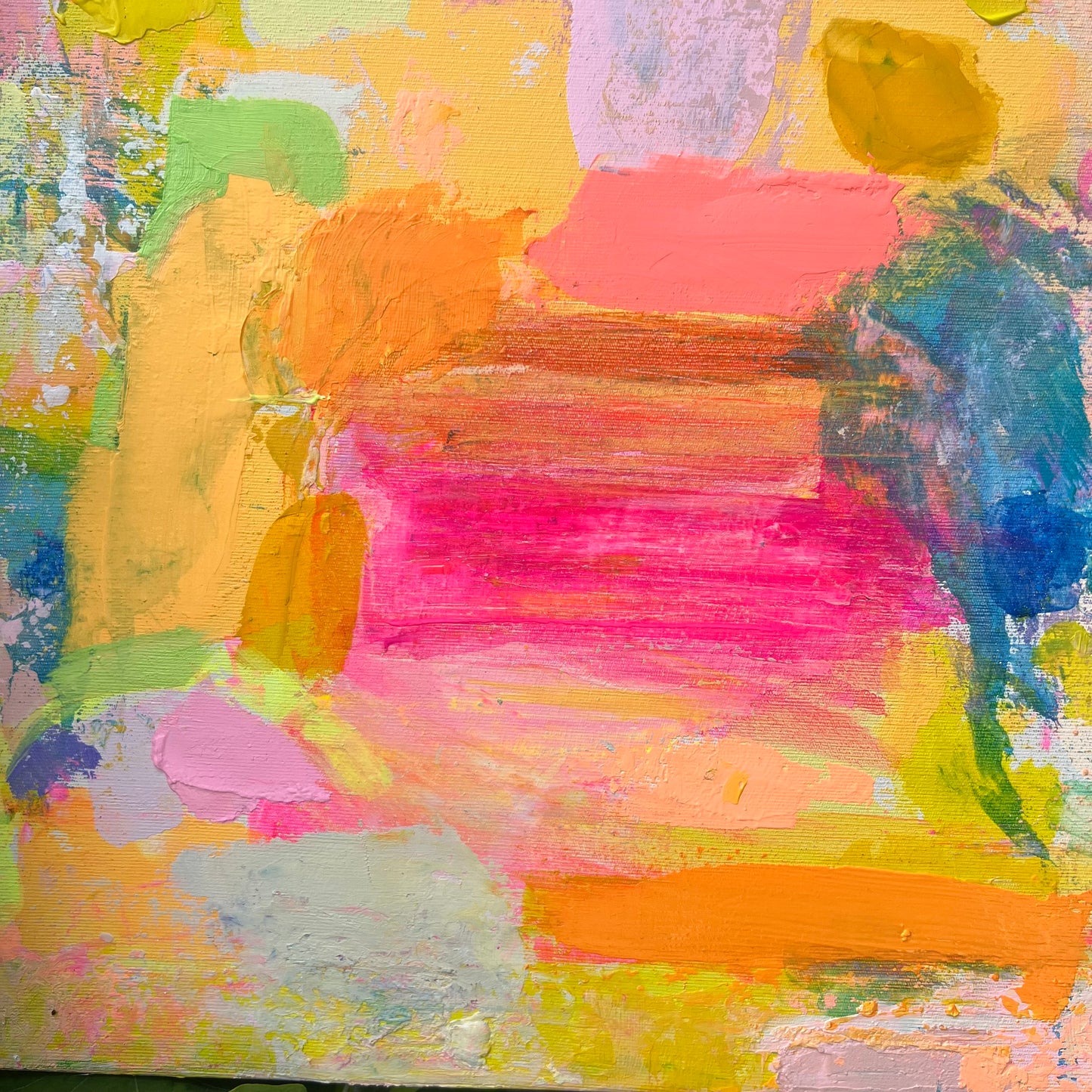 ‘The Best Is Yet To Come’ 61.5cm x 61.5cm - Kathryn Sillince Artist