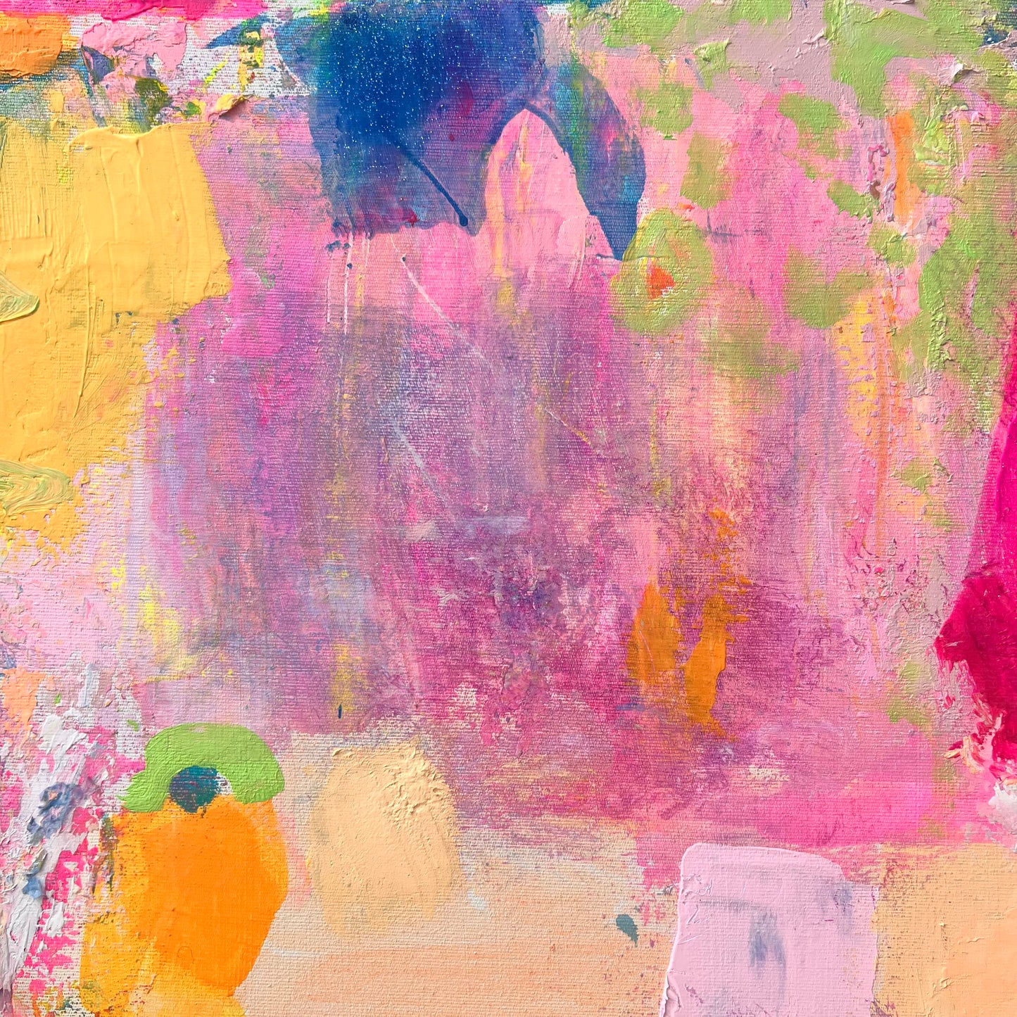 ‘The Best Is Yet To Come’ 61.5cm x 61.5cm - Kathryn Sillince Artist
