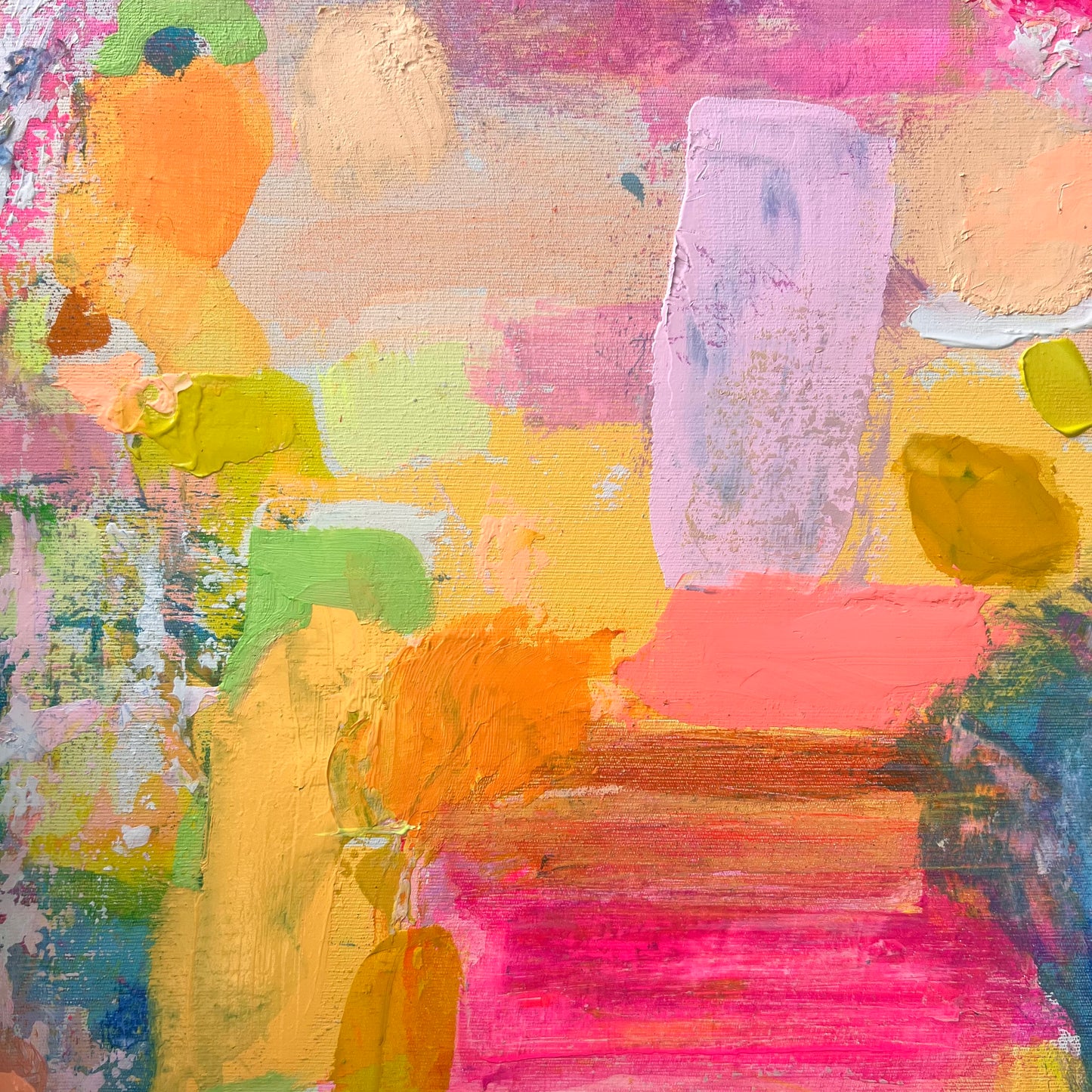 ‘The Best Is Yet To Come’ 61.5cm x 61.5cm - Kathryn Sillince Artist
