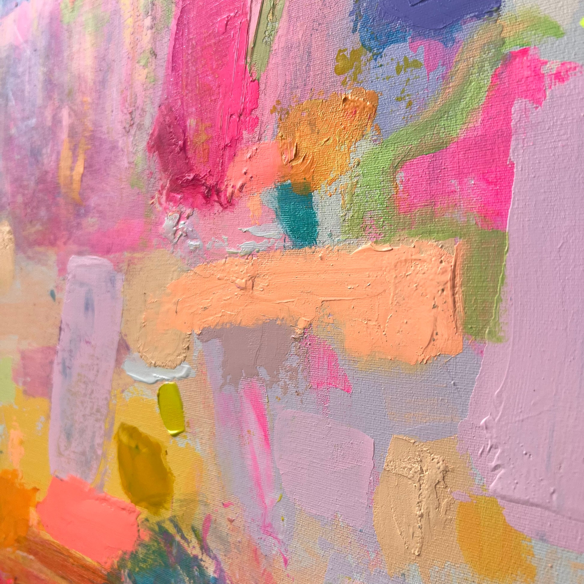 ‘The Best Is Yet To Come’ 61.5cm x 61.5cm - Kathryn Sillince Artist