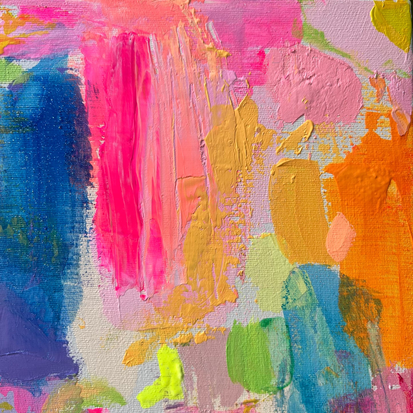 ‘The Best Is Yet To Come’ 61.5cm x 61.5cm - Kathryn Sillince Artist
