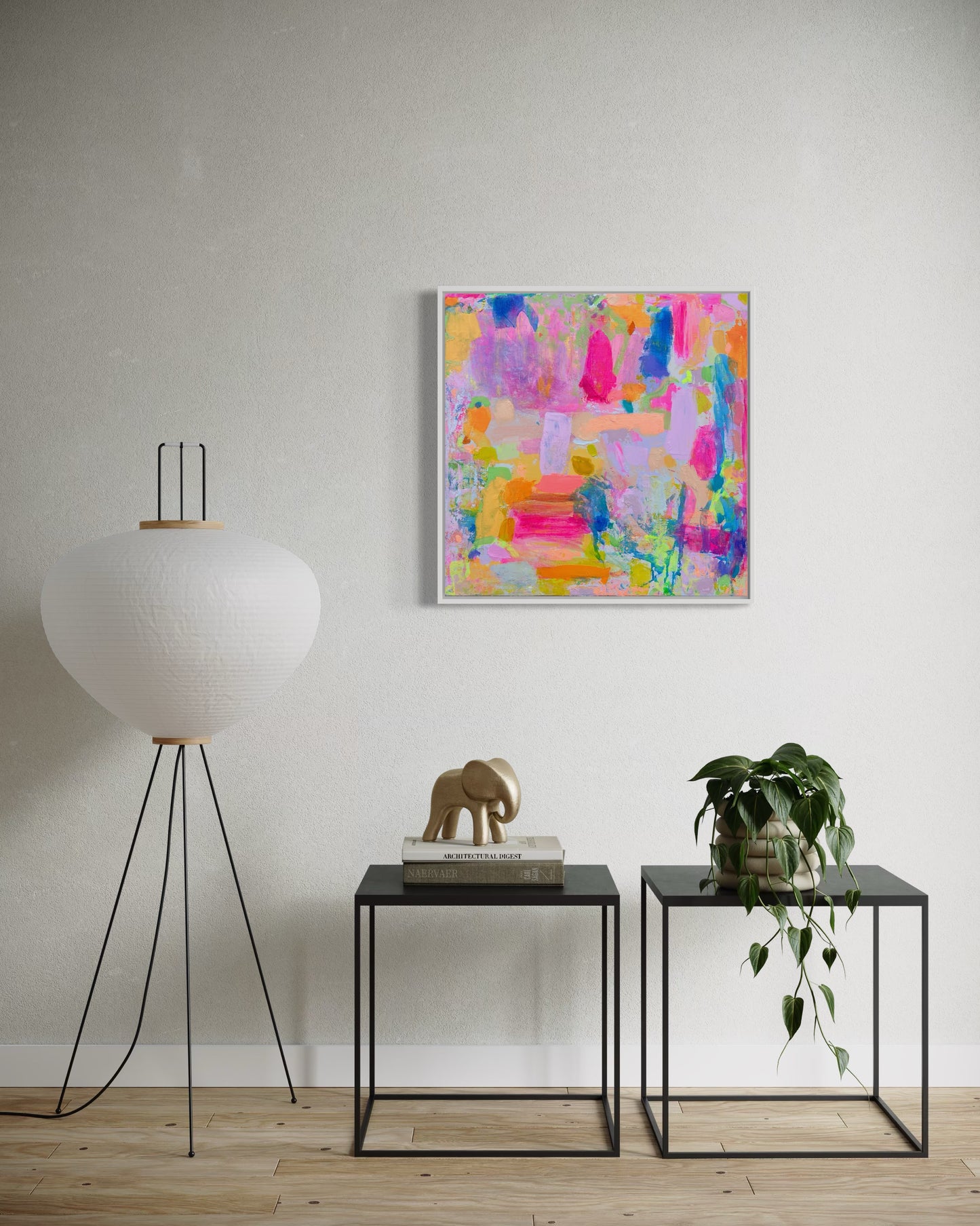 ‘The Best Is Yet To Come’ 61.5cm x 61.5cm - Kathryn Sillince Artist