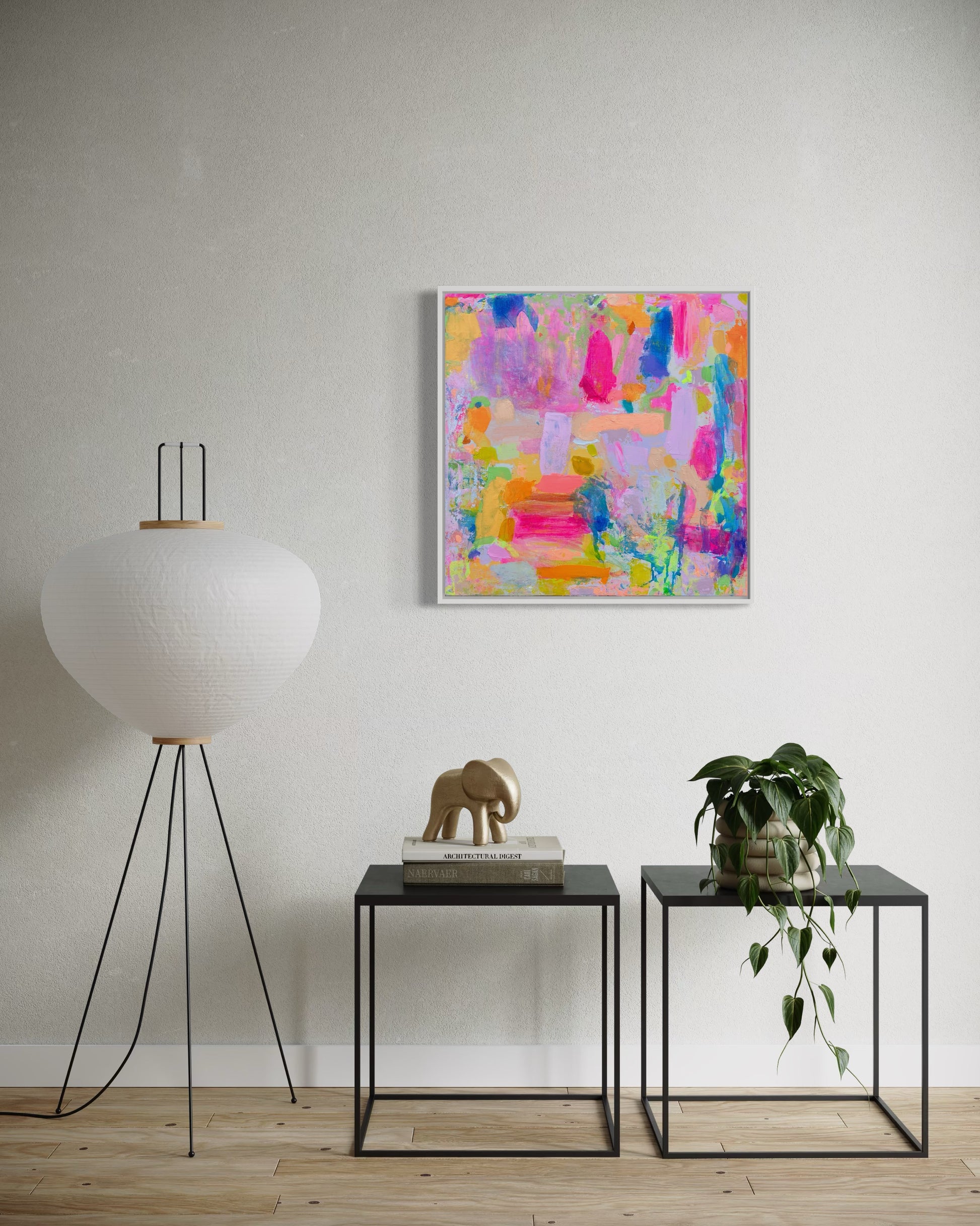 ‘The Best Is Yet To Come’ 61.5cm x 61.5cm - Kathryn Sillince Artist