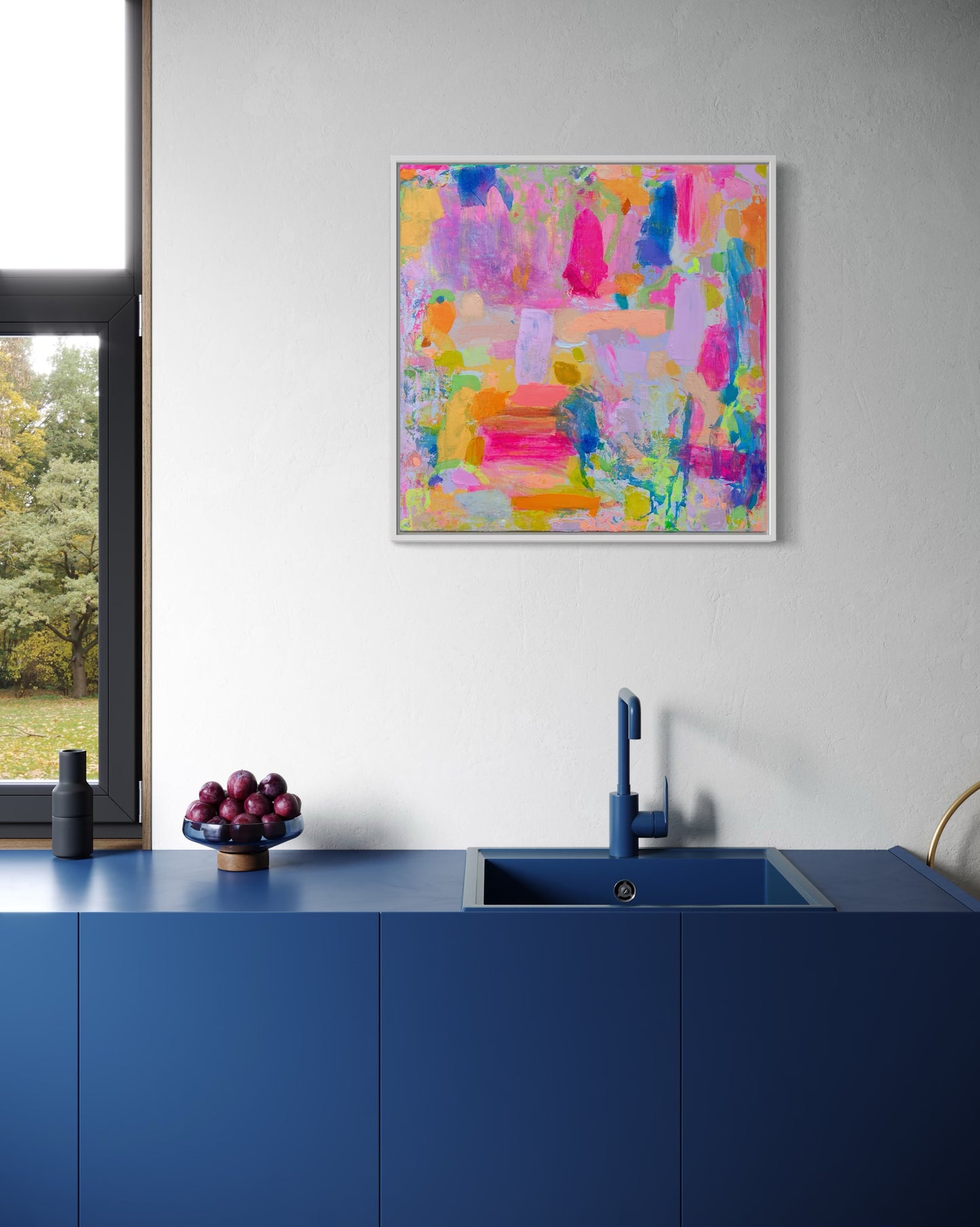 ‘The Best Is Yet To Come’ 61.5cm x 61.5cm - Kathryn Sillince Artist