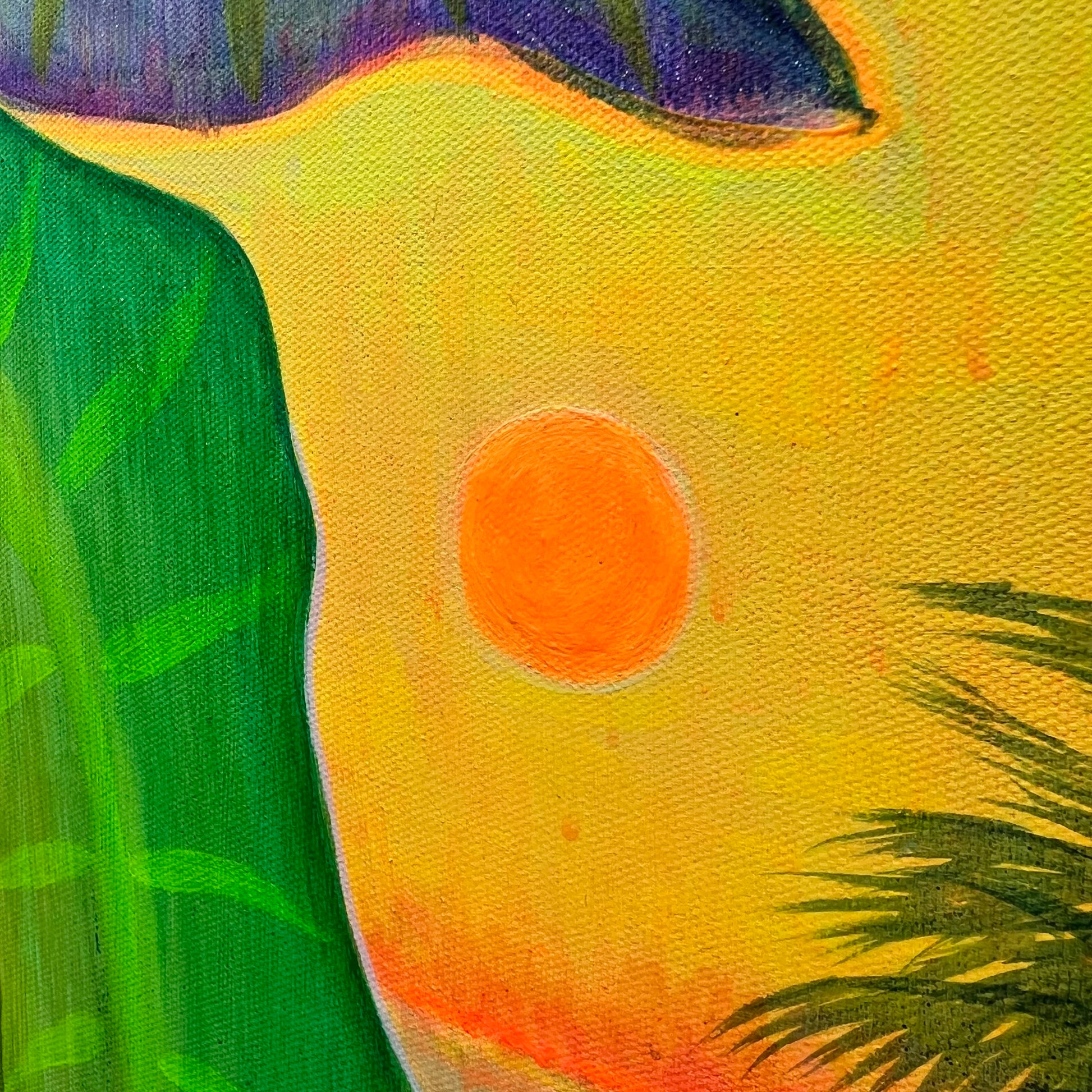 ‘The Best Rays Of The Day’ 122cm x 122cm - Kathryn Sillince Artist