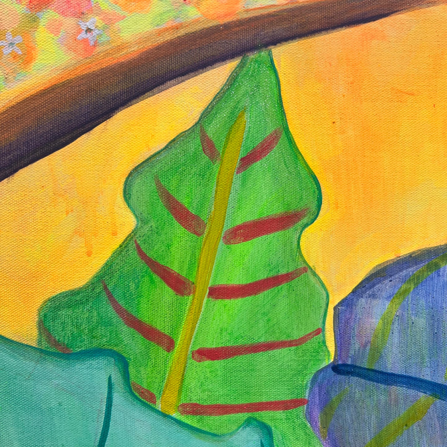 ‘The Best Rays Of The Day’ 122cm x 122cm - Kathryn Sillince Artist