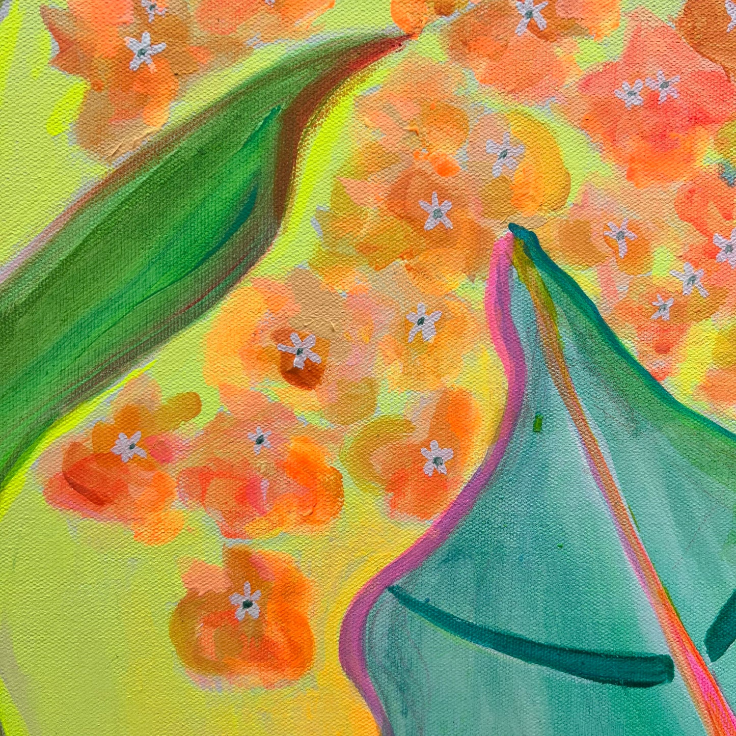 ‘The Best Rays Of The Day’ 122cm x 122cm - Kathryn Sillince Artist