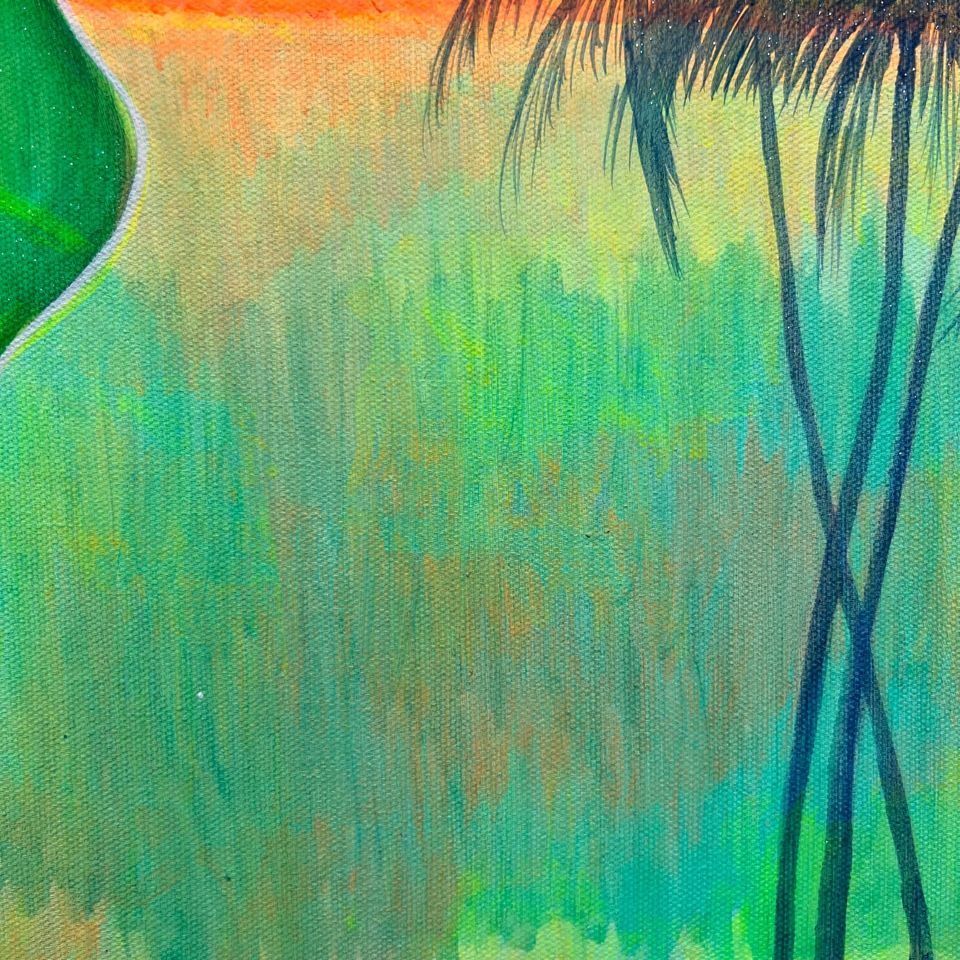 ‘The Best Rays Of The Day’ 122cm x 122cm - Kathryn Sillince Artist