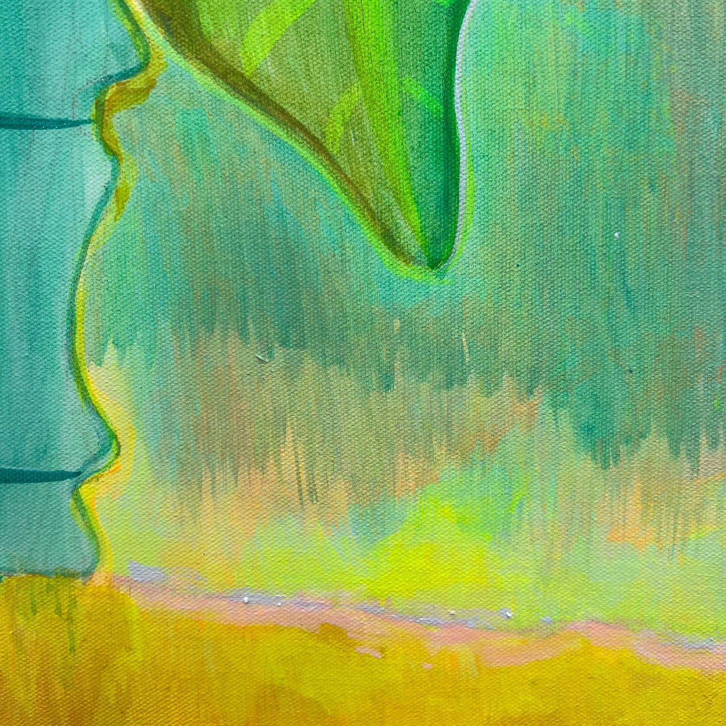 ‘The Best Rays Of The Day’ 122cm x 122cm - Kathryn Sillince Artist