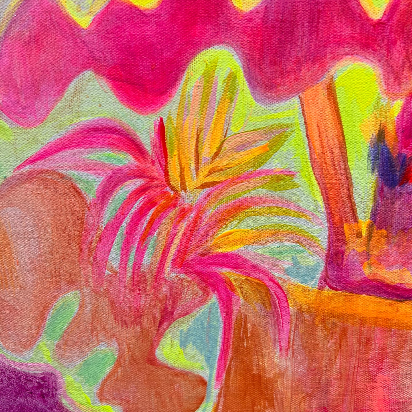 ‘The Best Rays Of The Day’ 122cm x 122cm - Kathryn Sillince Artist