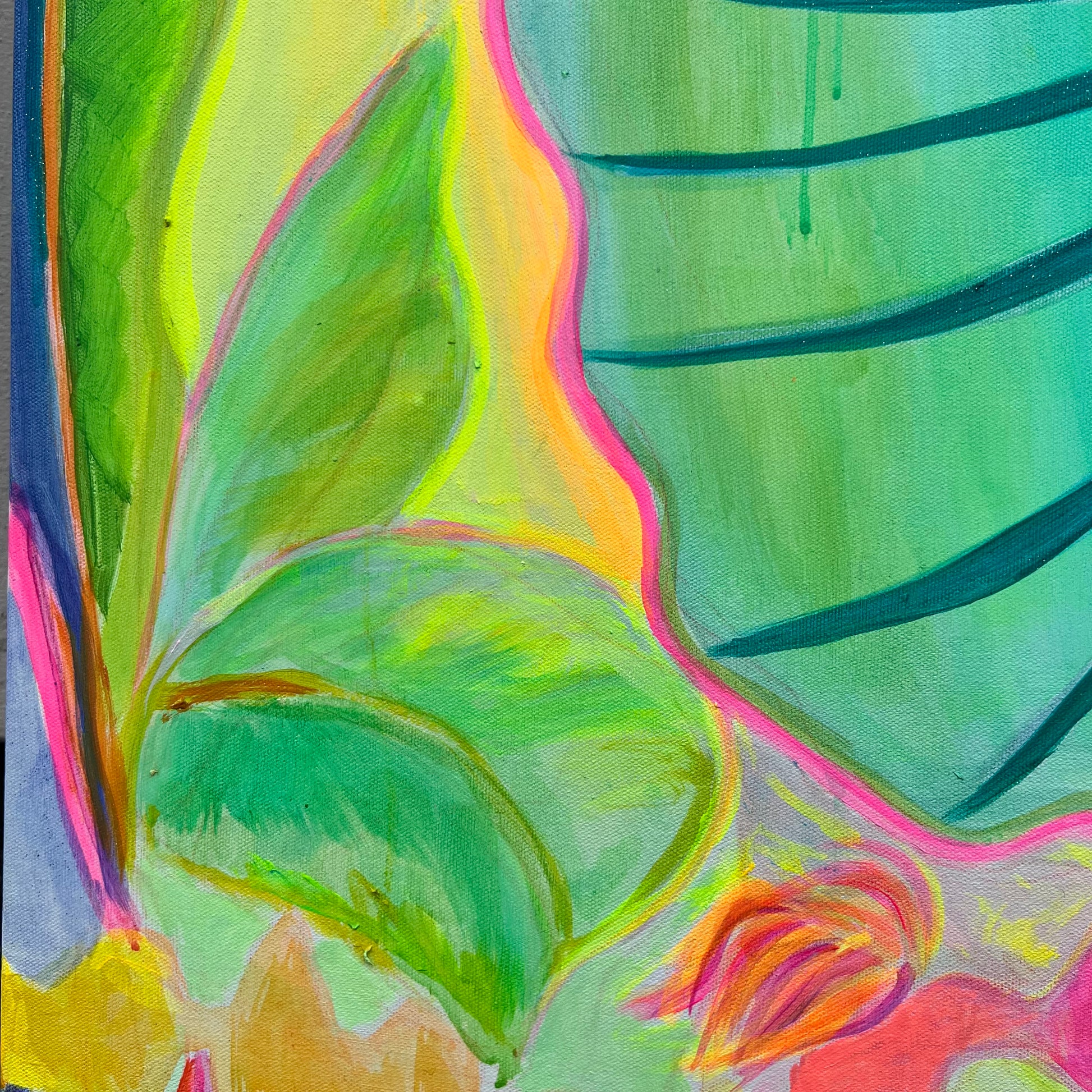 ‘The Best Rays Of The Day’ 122cm x 122cm - Kathryn Sillince Artist