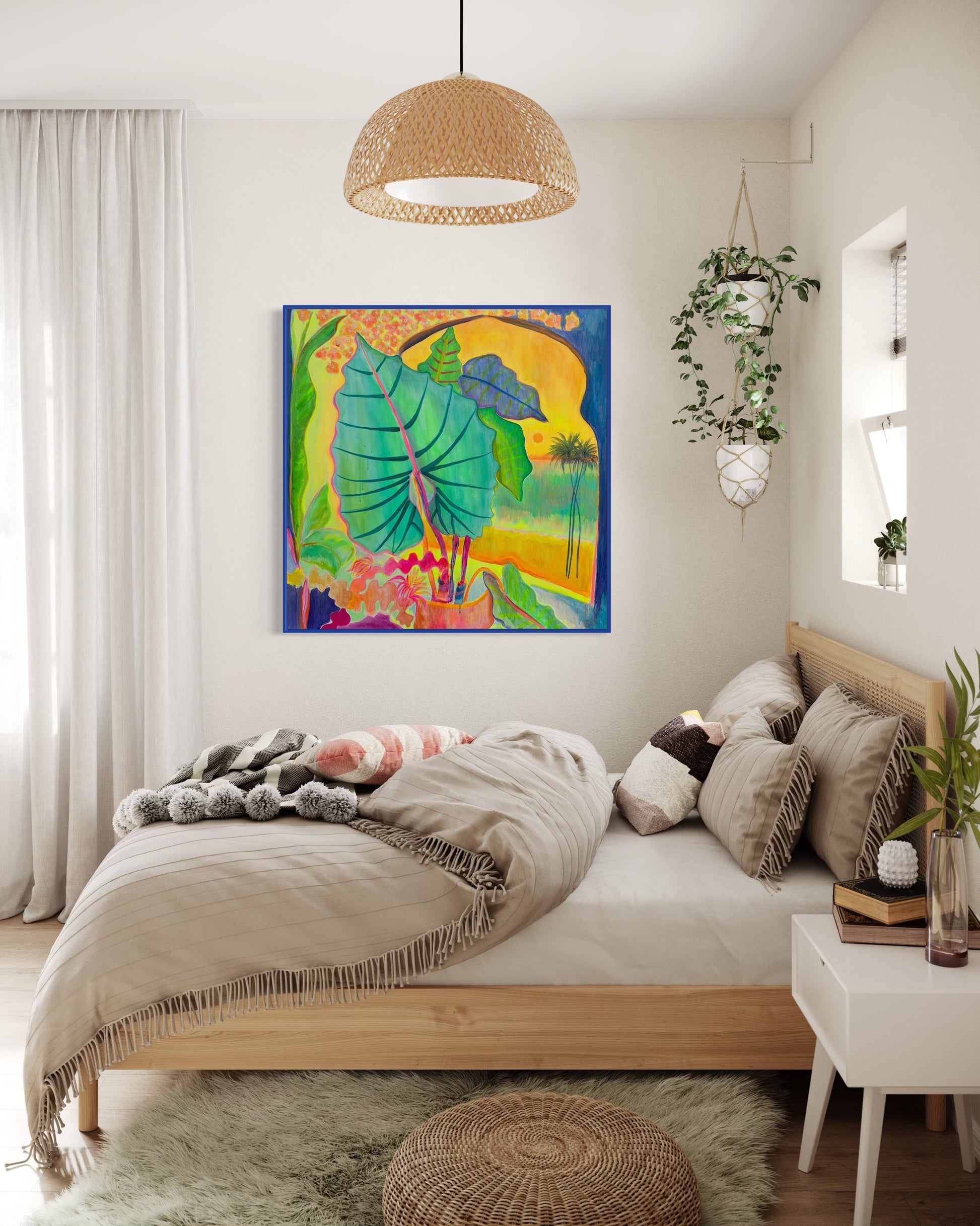 ‘The Best Rays Of The Day’ 122cm x 122cm - Kathryn Sillince Artist