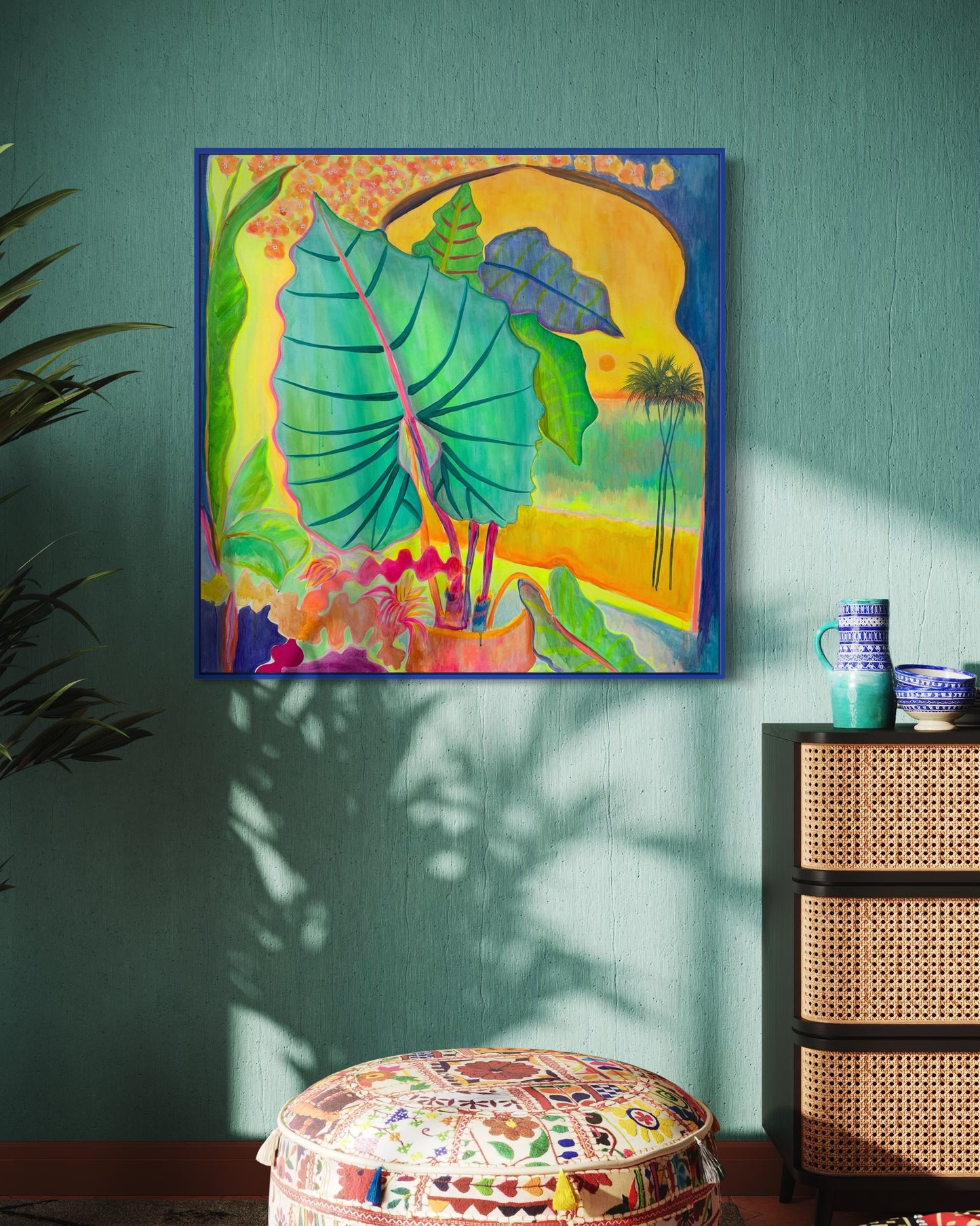 ‘The Best Rays Of The Day’ 122cm x 122cm - Kathryn Sillince Artist