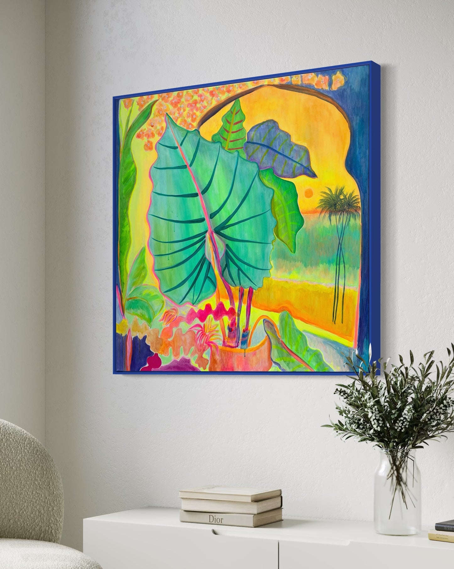 ‘The Best Rays Of The Day’ 122cm x 122cm - Kathryn Sillince Artist