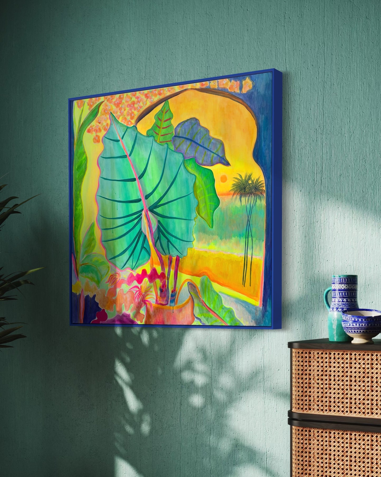 ‘The Best Rays Of The Day’ 122cm x 122cm - Kathryn Sillince Artist
