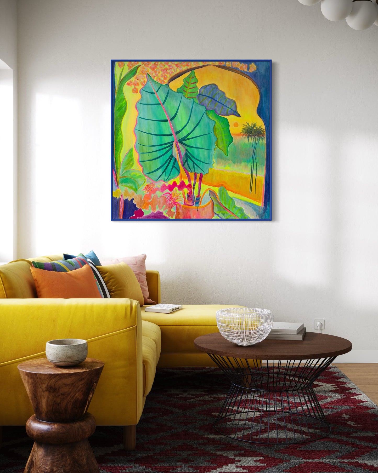 ‘The Best Rays Of The Day’ 122cm x 122cm - Kathryn Sillince Artist