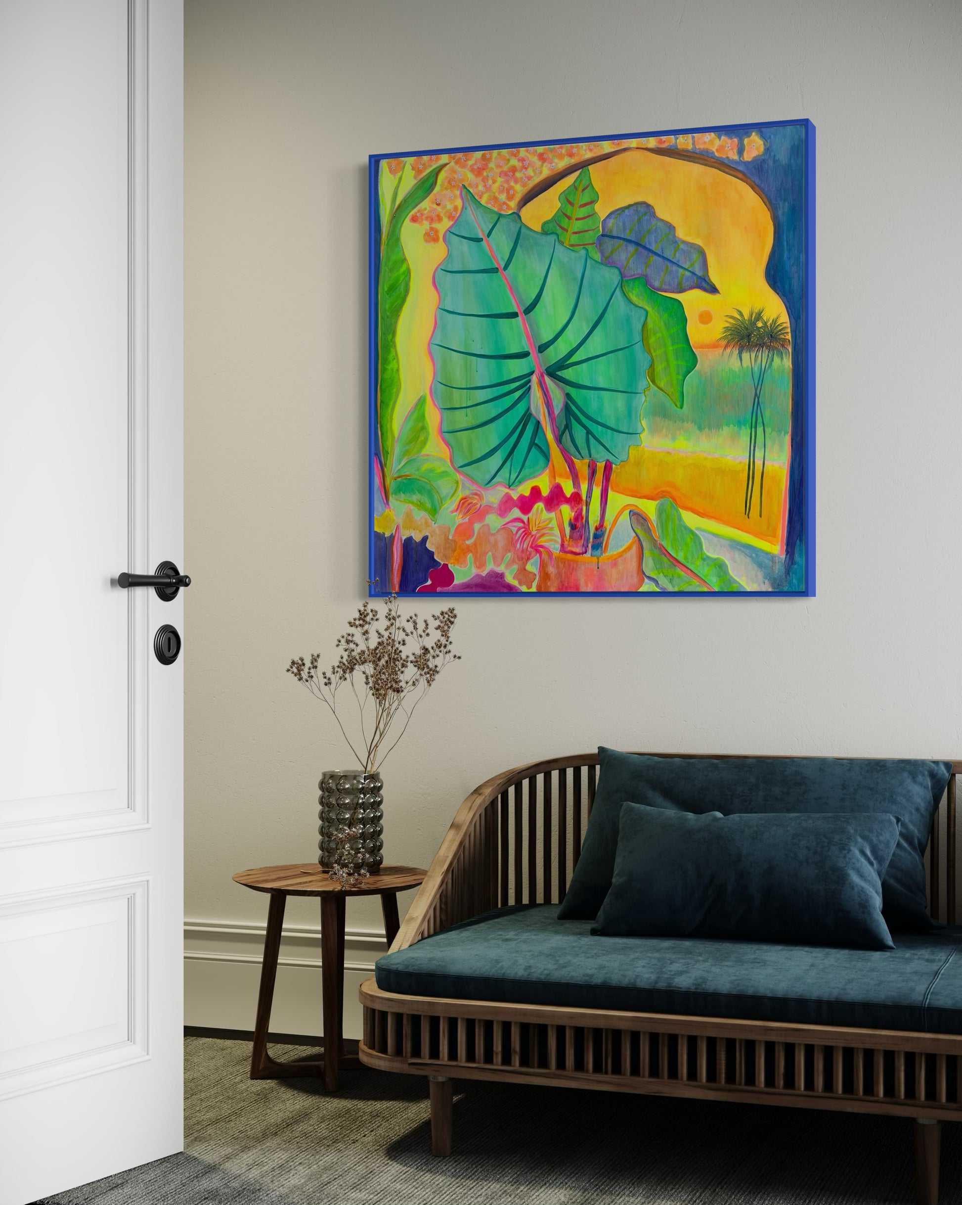 ‘The Best Rays Of The Day’ 122cm x 122cm - Kathryn Sillince Artist