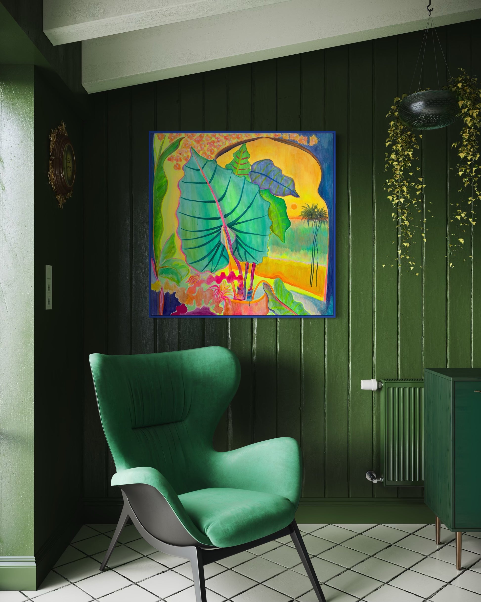 ‘The Best Rays Of The Day’ 122cm x 122cm - Kathryn Sillince Artist
