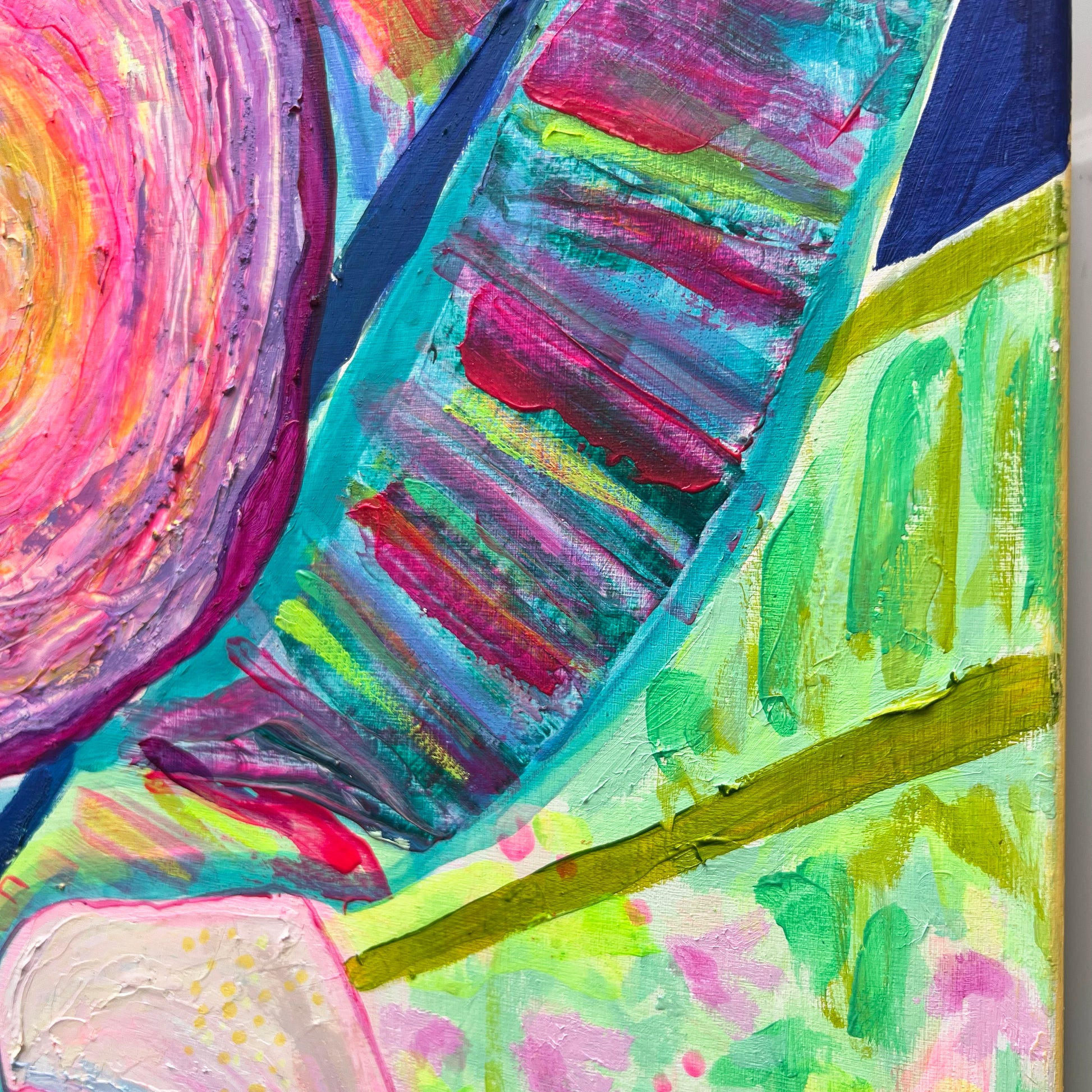 'The Impossible Bouquet' 120.5cm x 120.5cm - Kathryn Sillince Artist