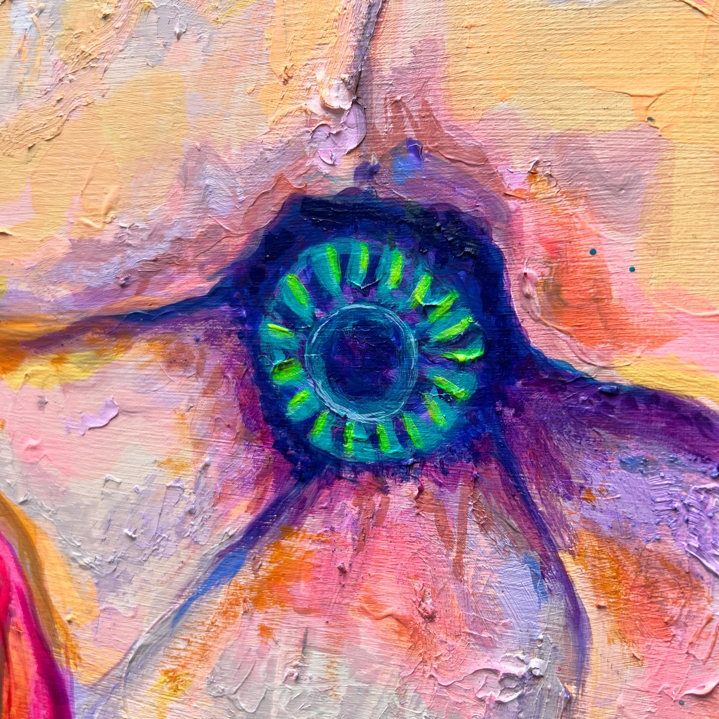 'The Impossible Bouquet' 120.5cm x 120.5cm - Kathryn Sillince Artist