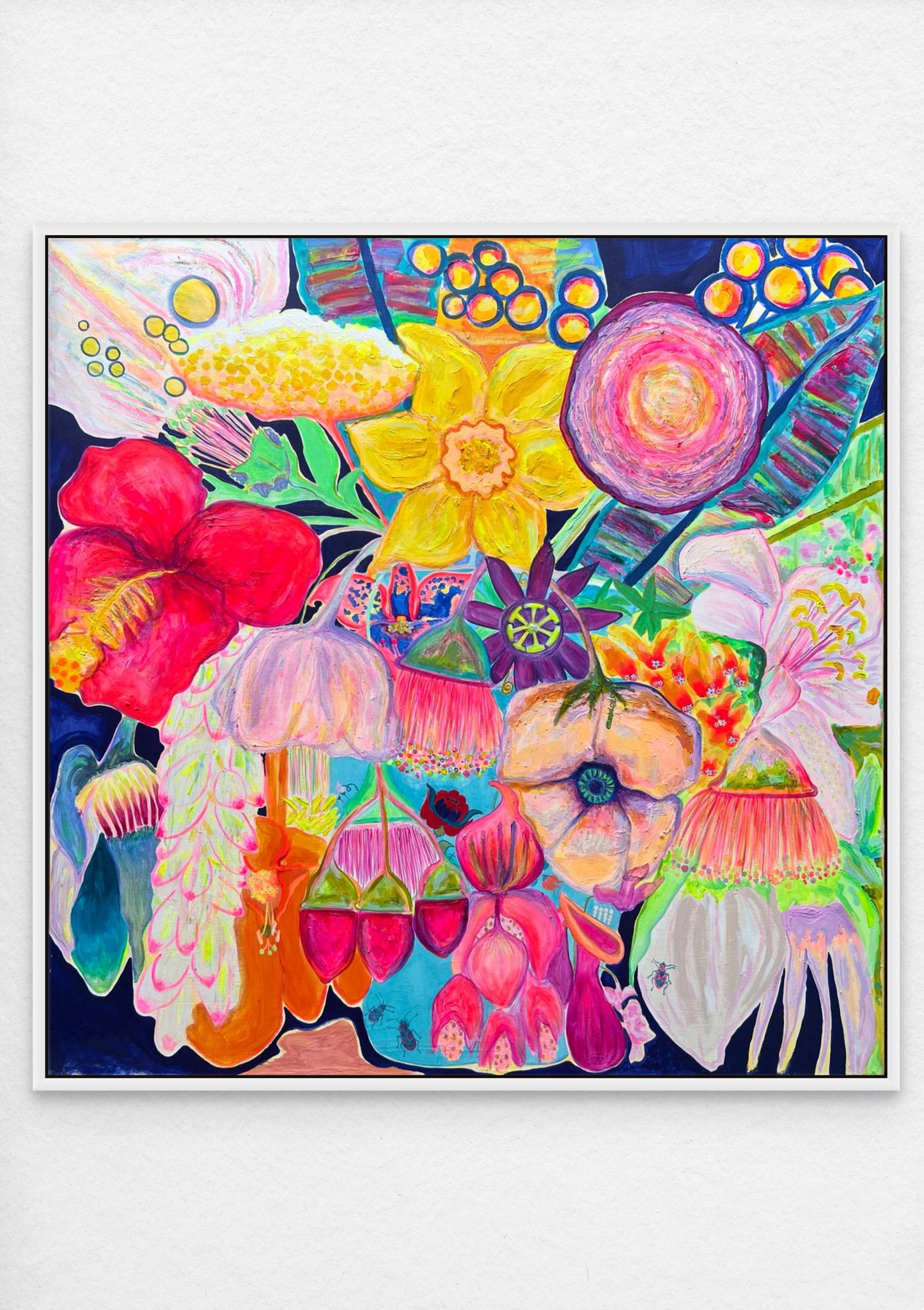 'The Impossible Bouquet' 120.5cm x 120.5cm - Kathryn Sillince Artist