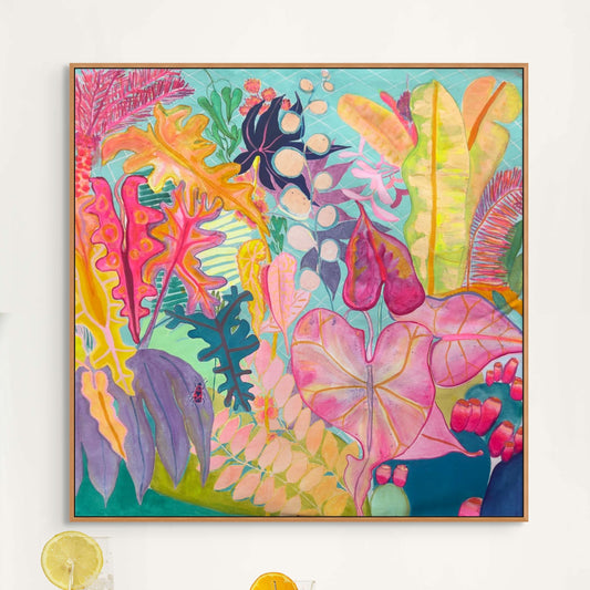 'The Mercury's Rising' 76.5cm x 76.5cm - Kathryn Sillince Artist