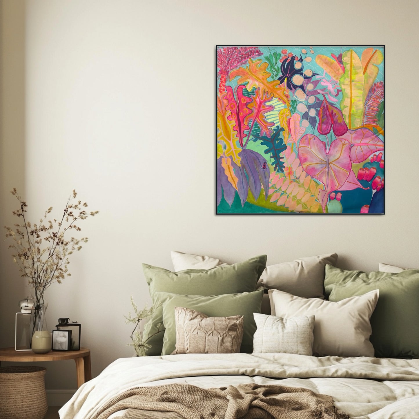 'The Mercury's Rising' 76.5cm x 76.5cm - Kathryn Sillince Artist
