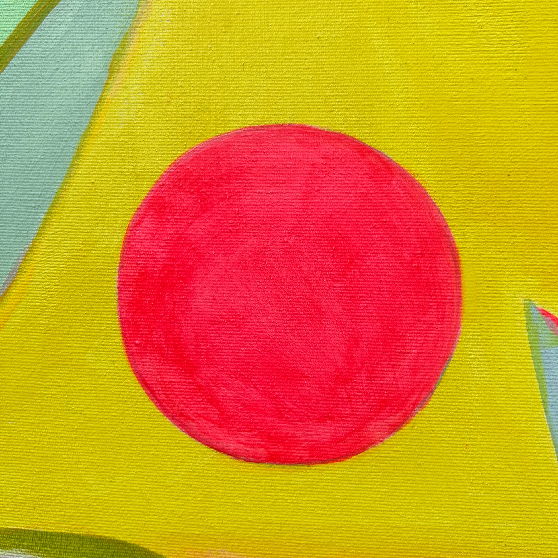 'The Path Into Summer' 76.5cm x 76.5cm - Kathryn Sillince Artist