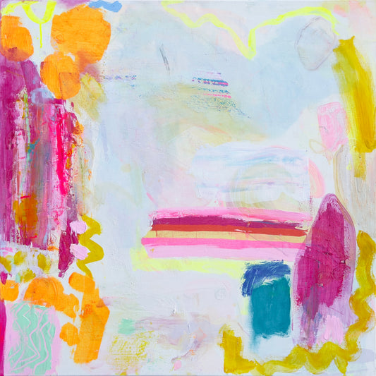'To Me, You Are Perfect'  76cm x 76cm - Kathryn Sillince Artist